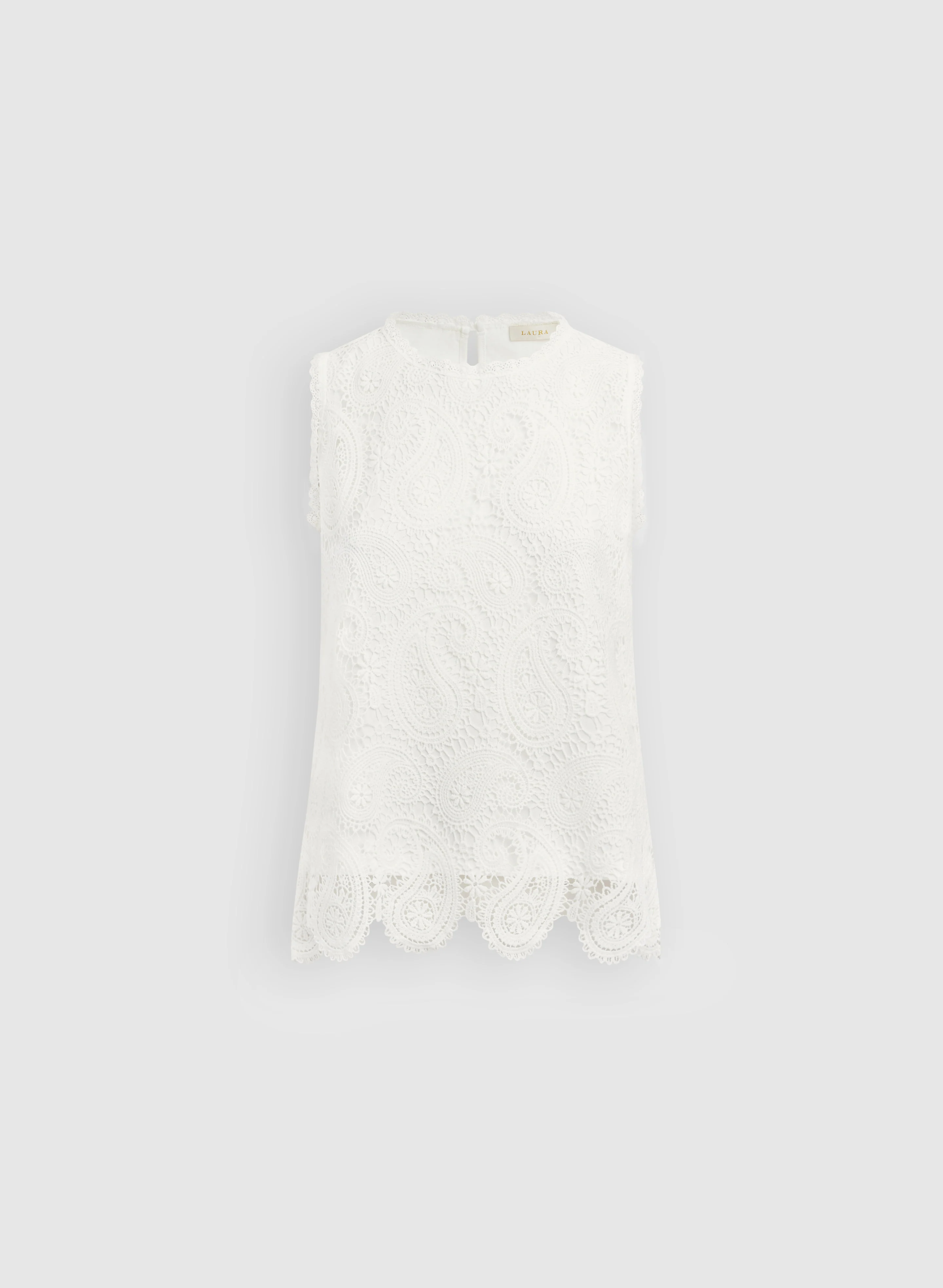 Sleeveless Lace Top - Image 6