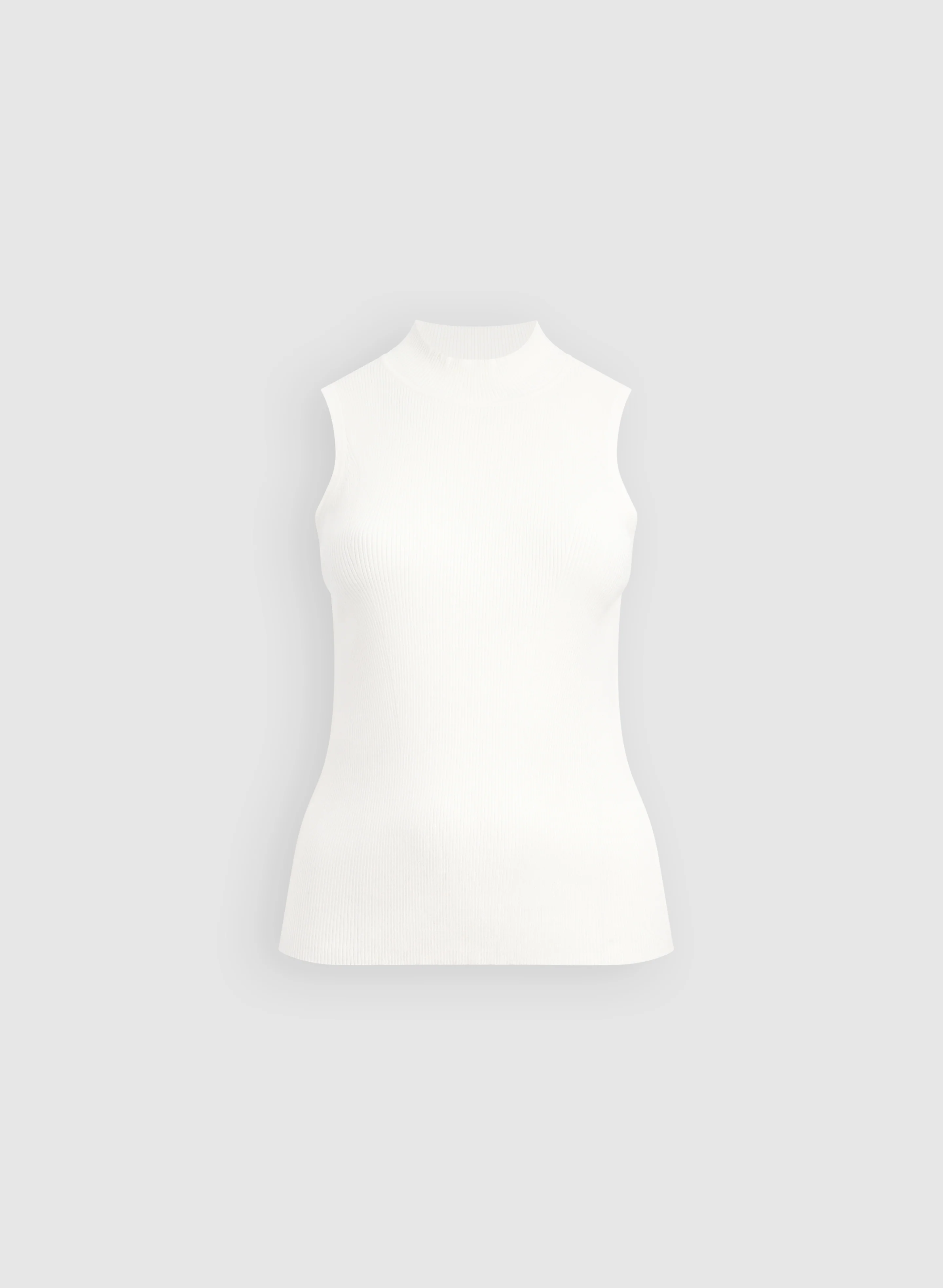 Sleeveless Mock Neck Knit - Image 6
