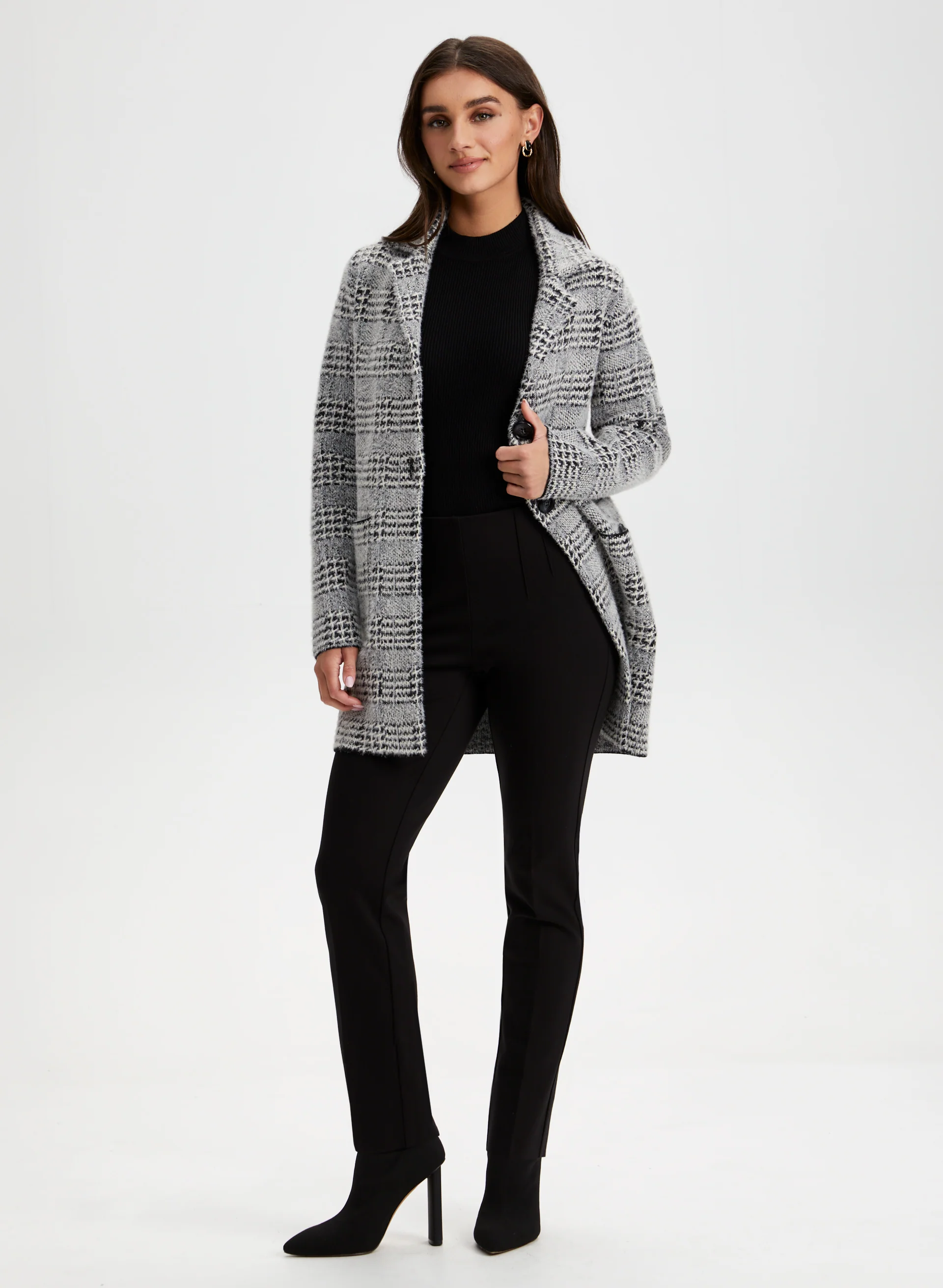 Sleeveless Mock Neck Sweater - Image 3