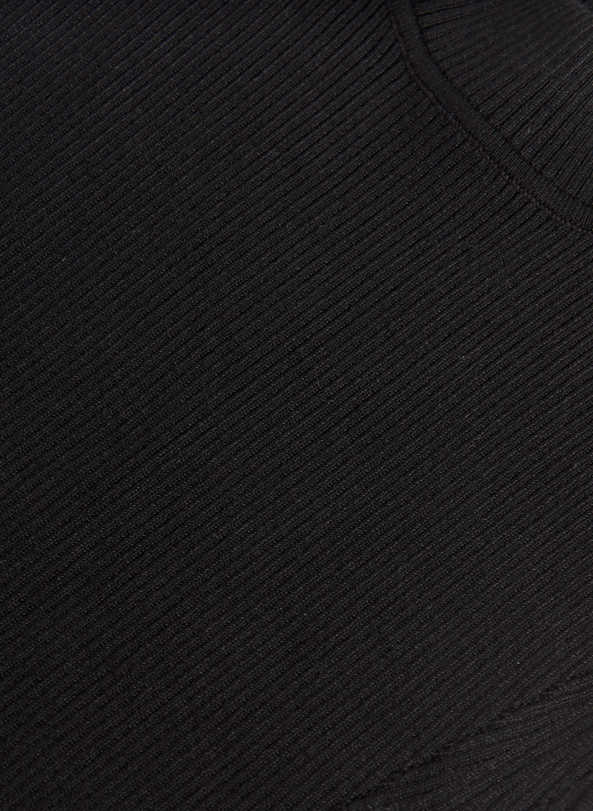 Sleeveless Mock Neck Sweater - Image 8