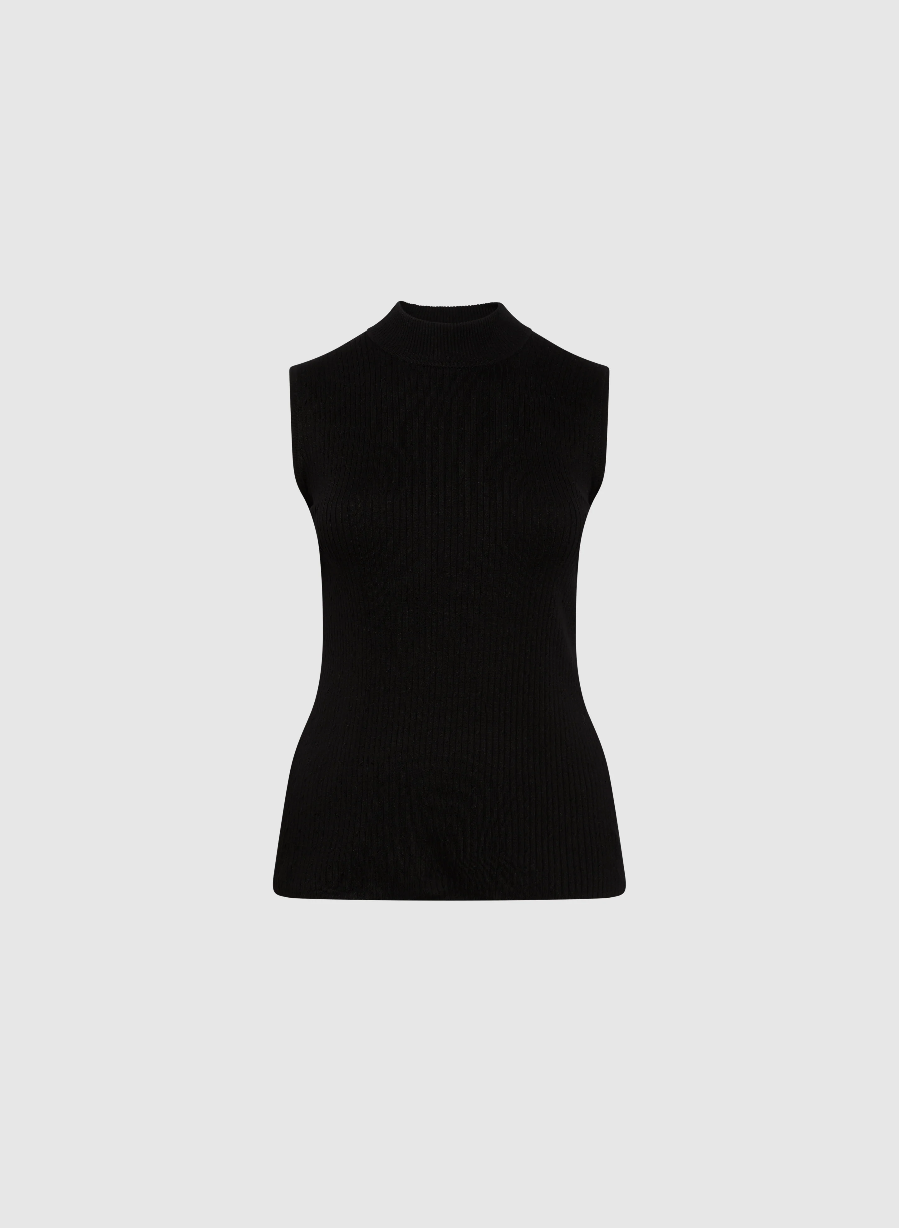 Essential Mock Neck Tank Top - Image 5