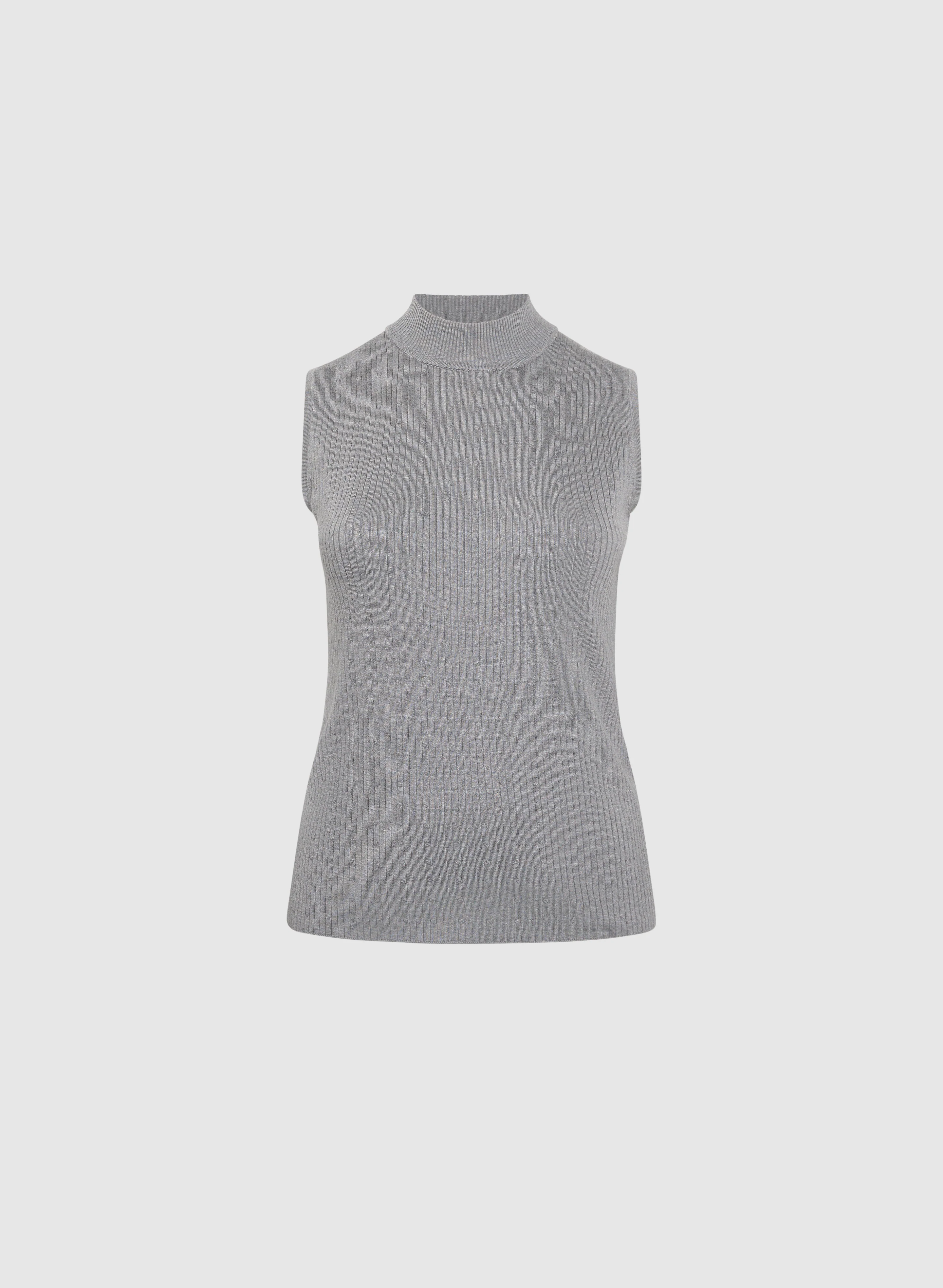 Essential Mock Neck Tank Top - Image 6