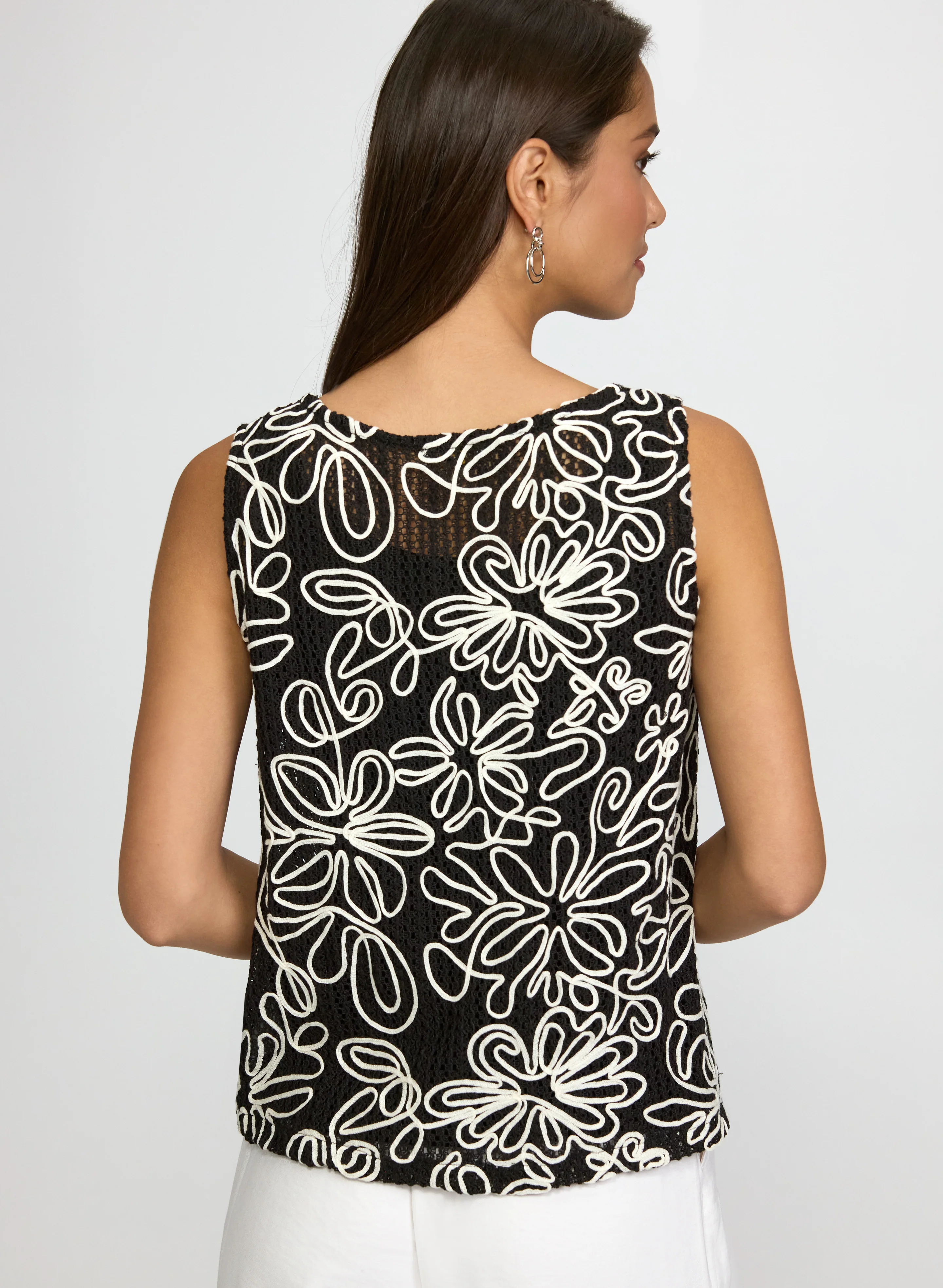 Sleeveless Soutache Top - Image 4