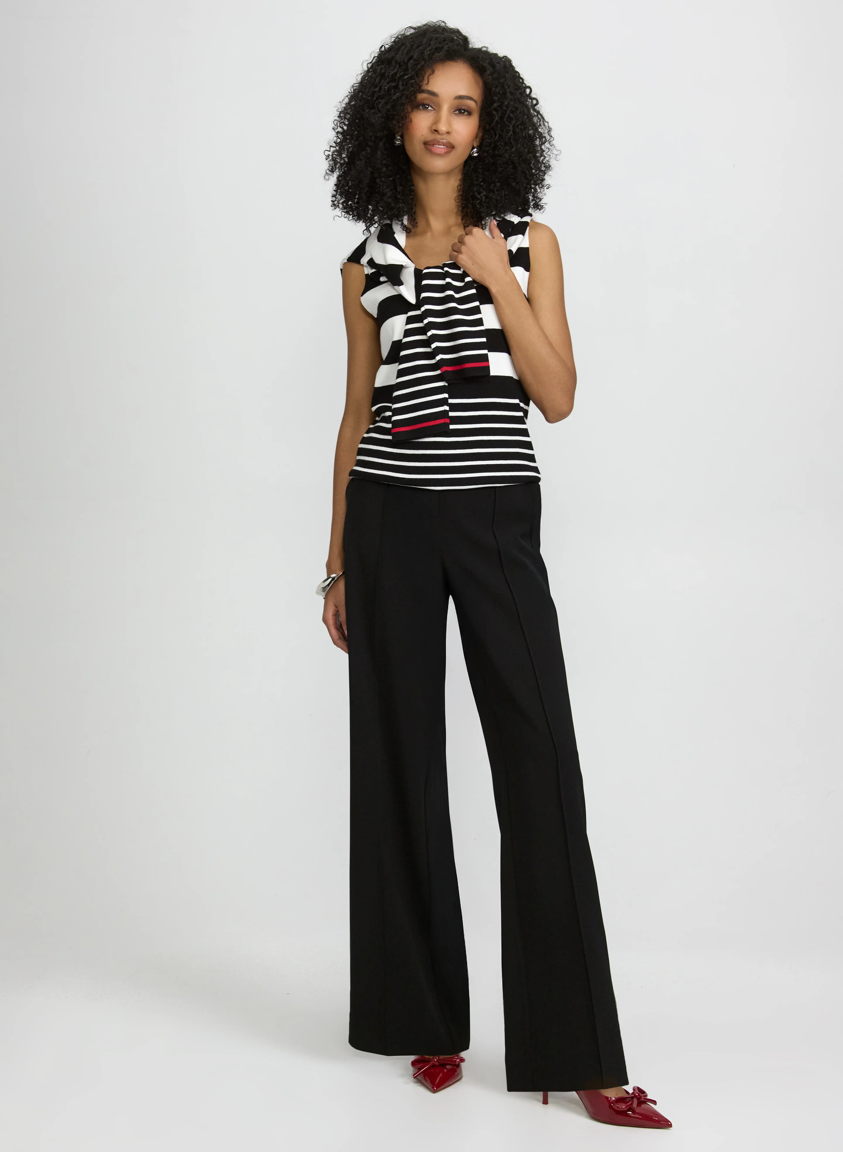 Sleeveless Stripe Knit - Image 2