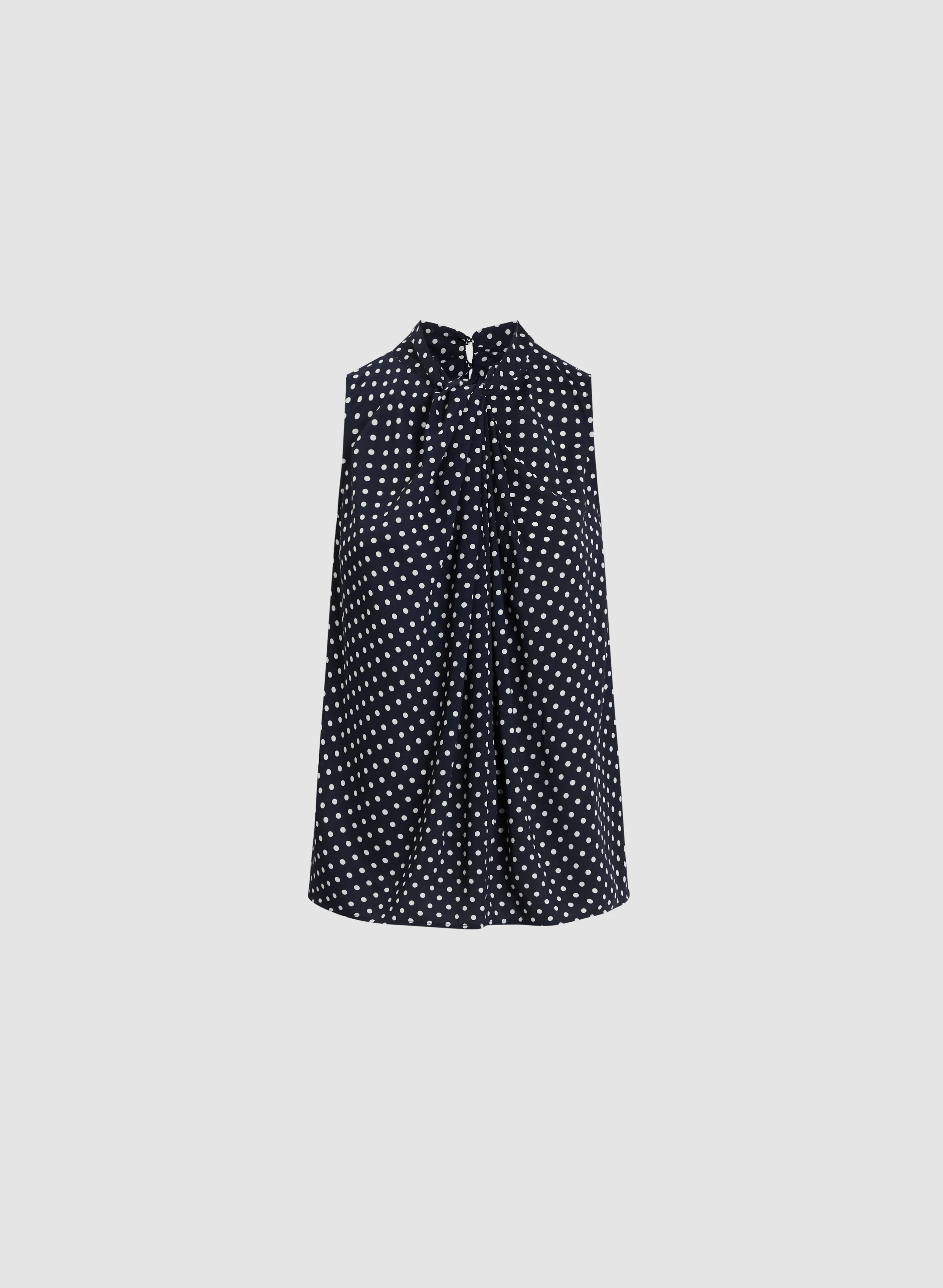 Sleeveless Twist-Neck Blouse - Image 6