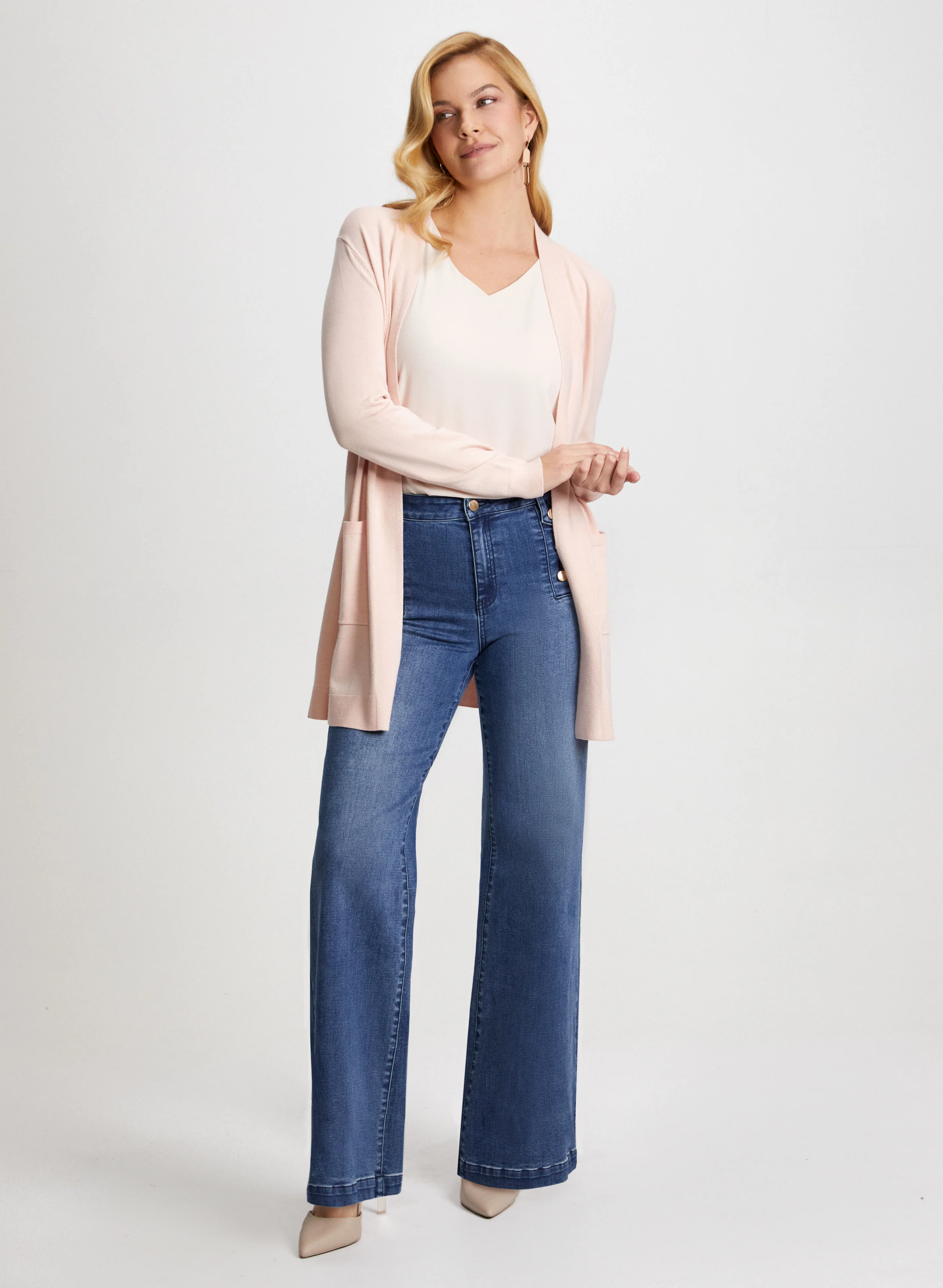 Sleeveless V-Neck Blouse - Image 3