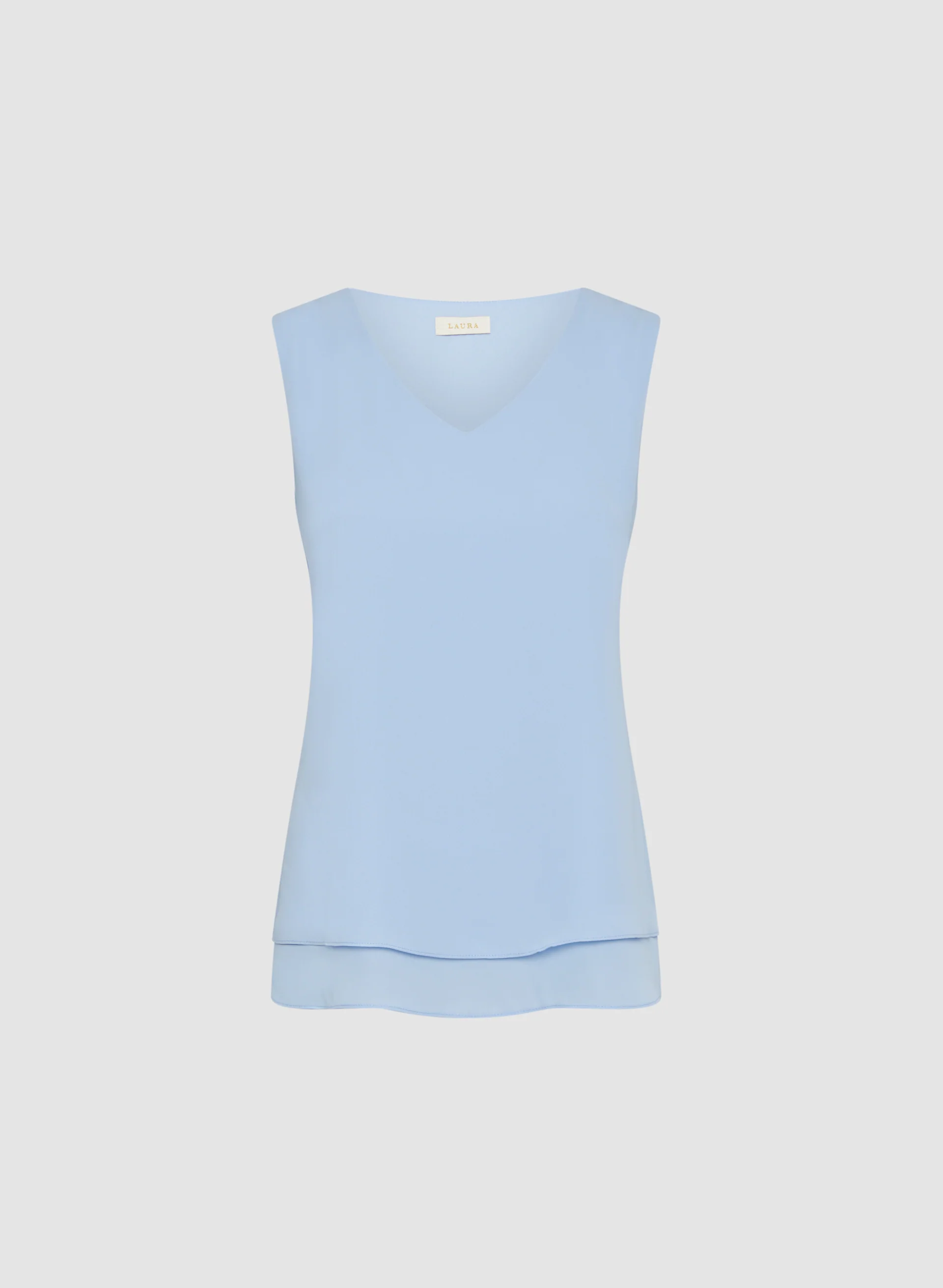 Sleeveless V-Neck Blouse - Image 6