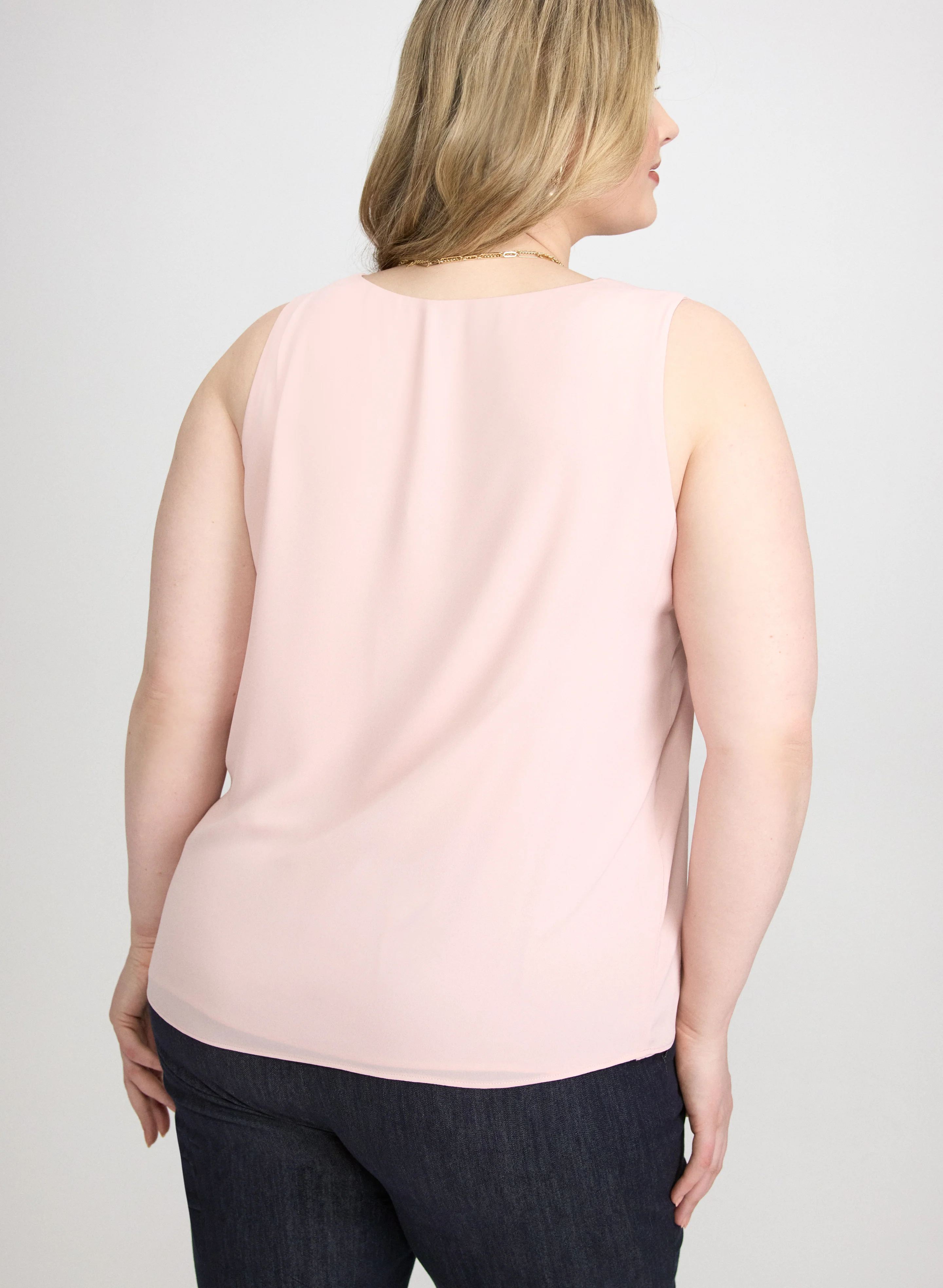 Sleeveless V-Neck Blouse - Image 13