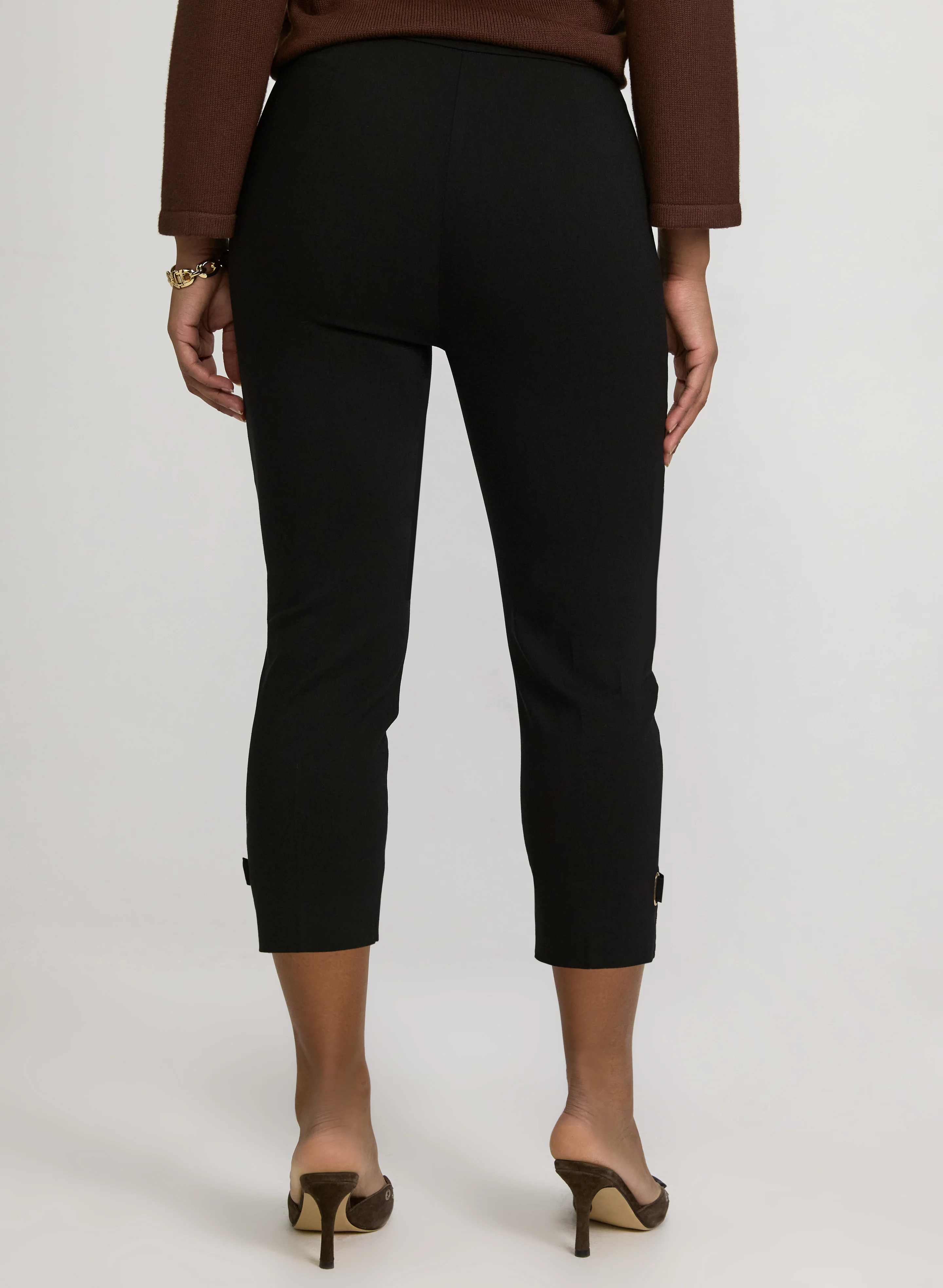 Slim-Leg Bengaline Capris - Image 4