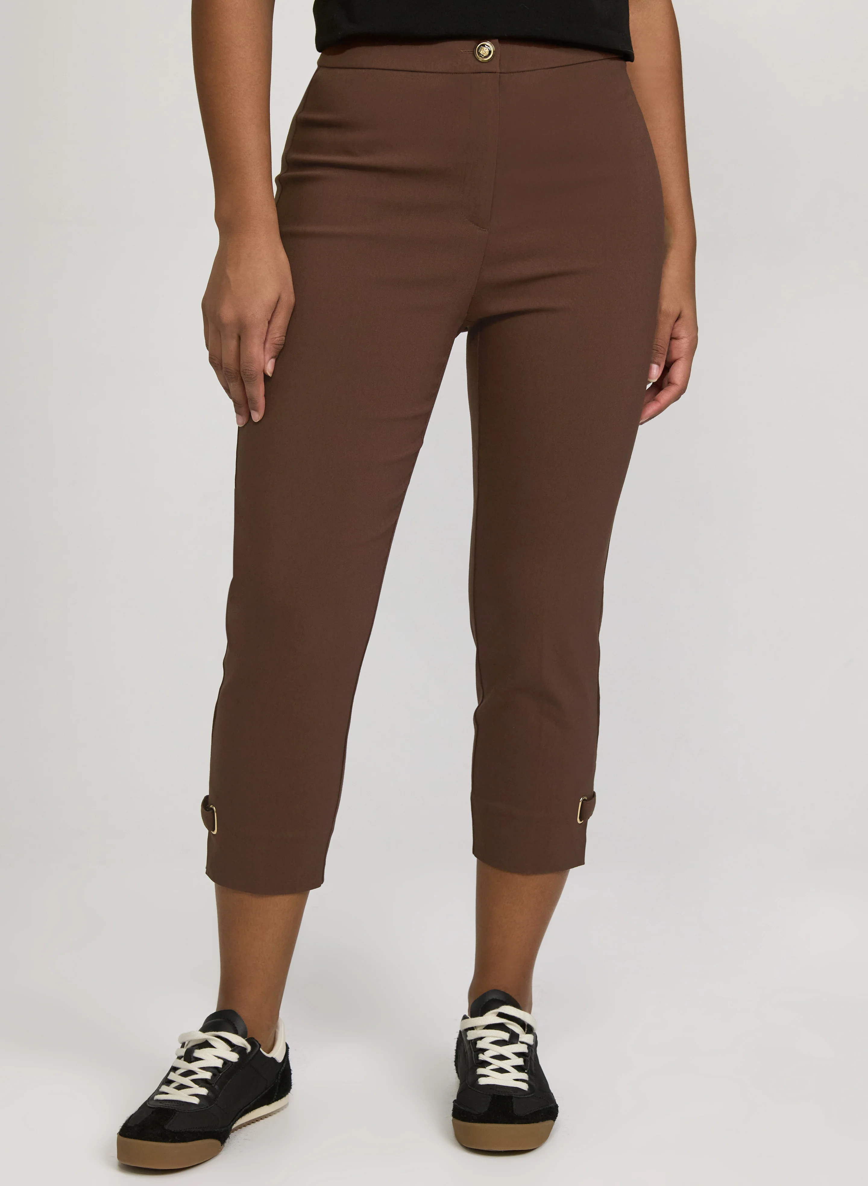 Slim-Leg Bengaline Capris
