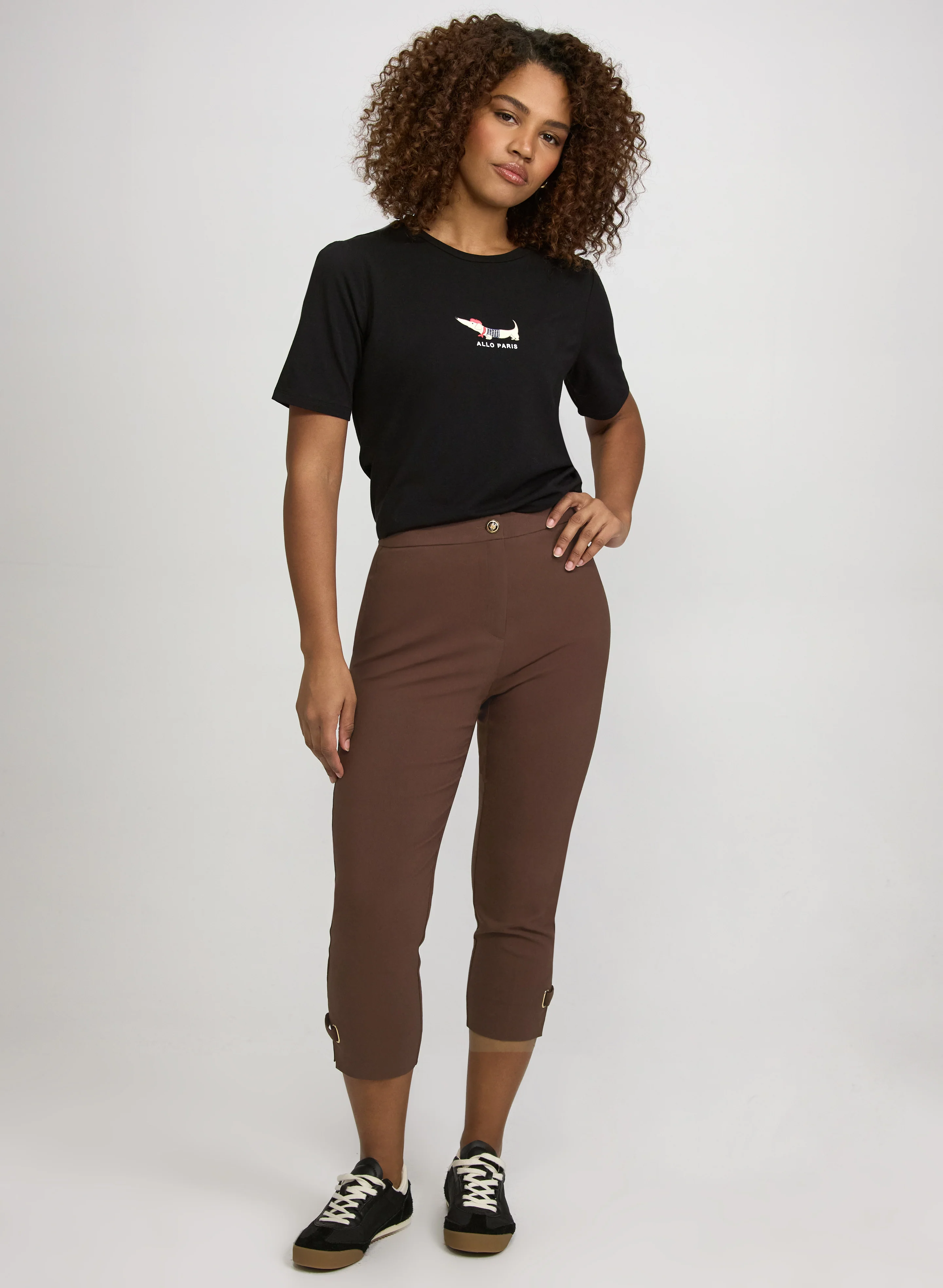 Slim-Leg Bengaline Capris - Image 5