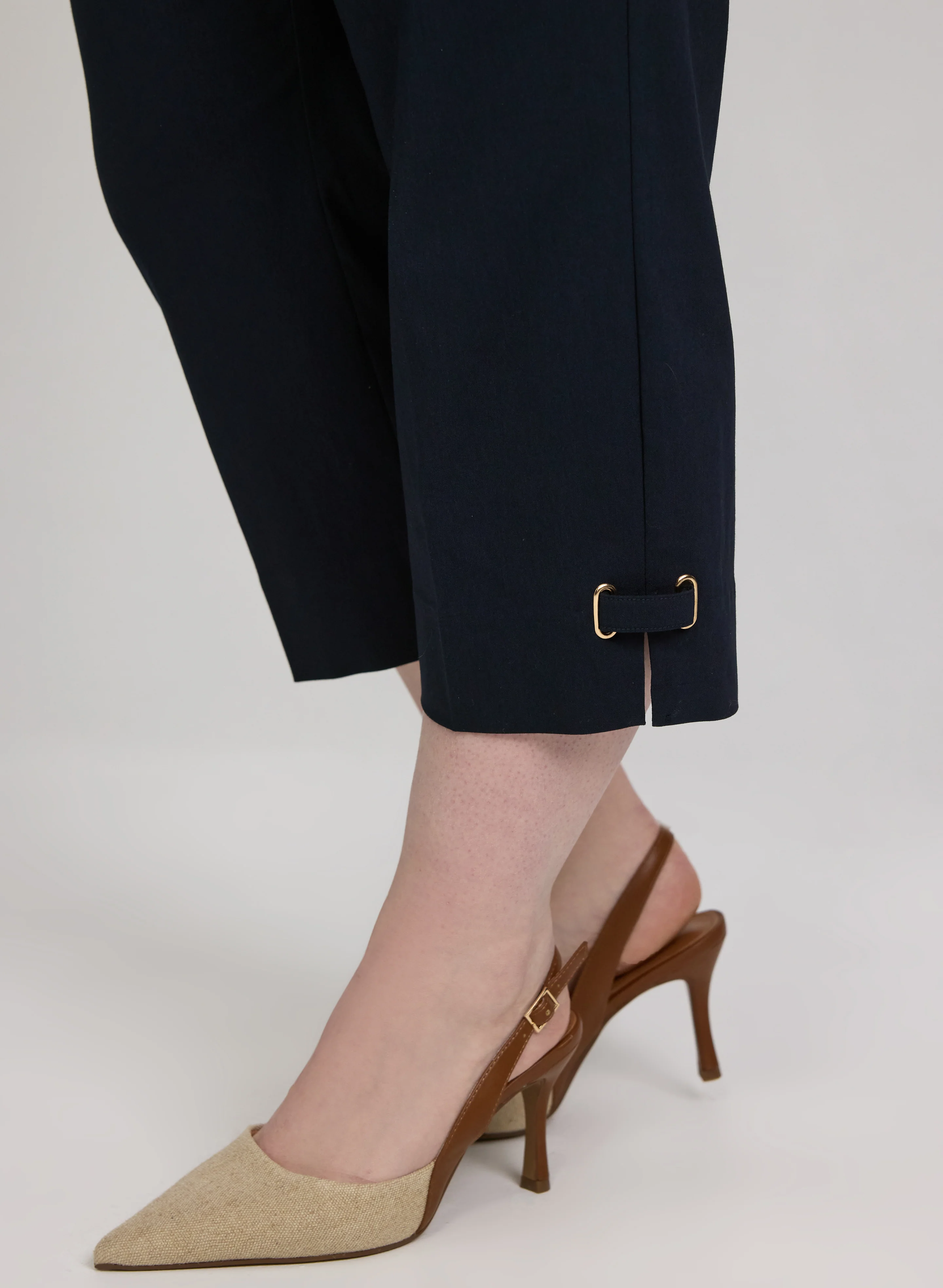 Slim-Leg Bengaline Capris - Image 2