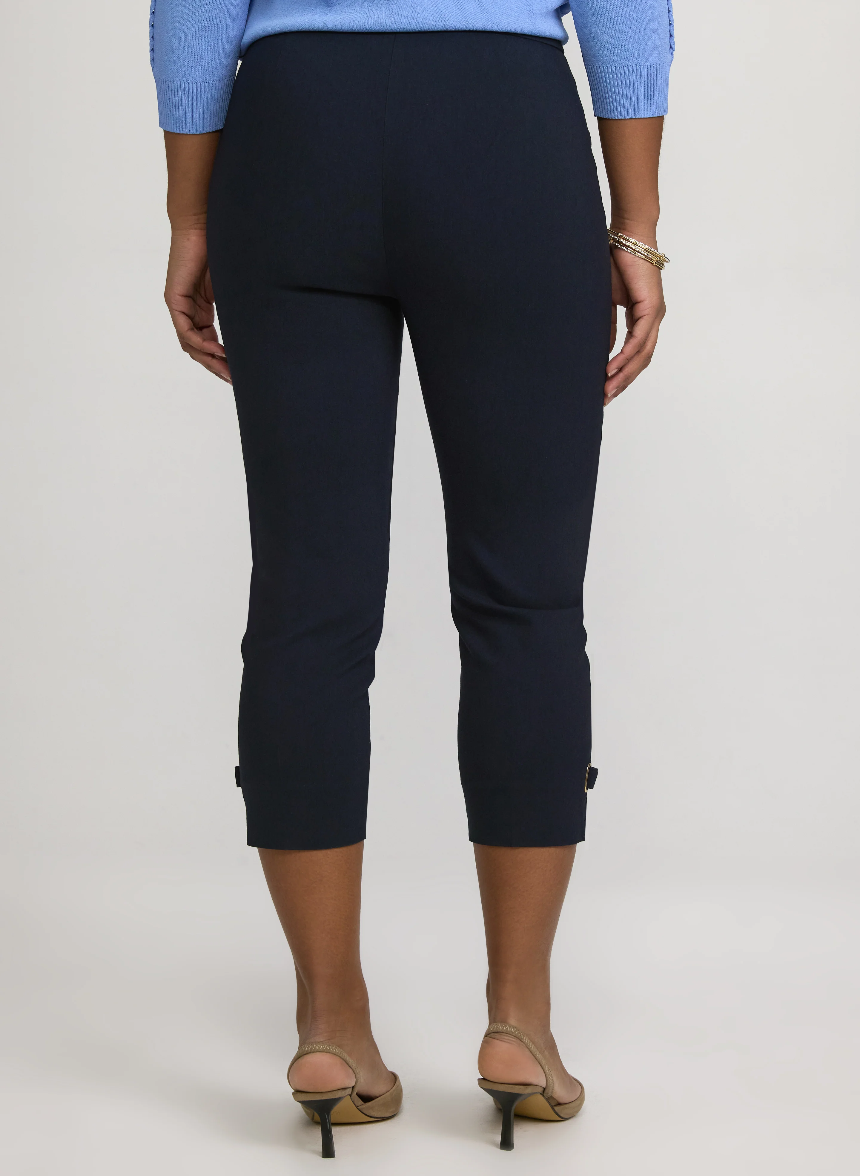 Slim-Leg Bengaline Capris - Image 4