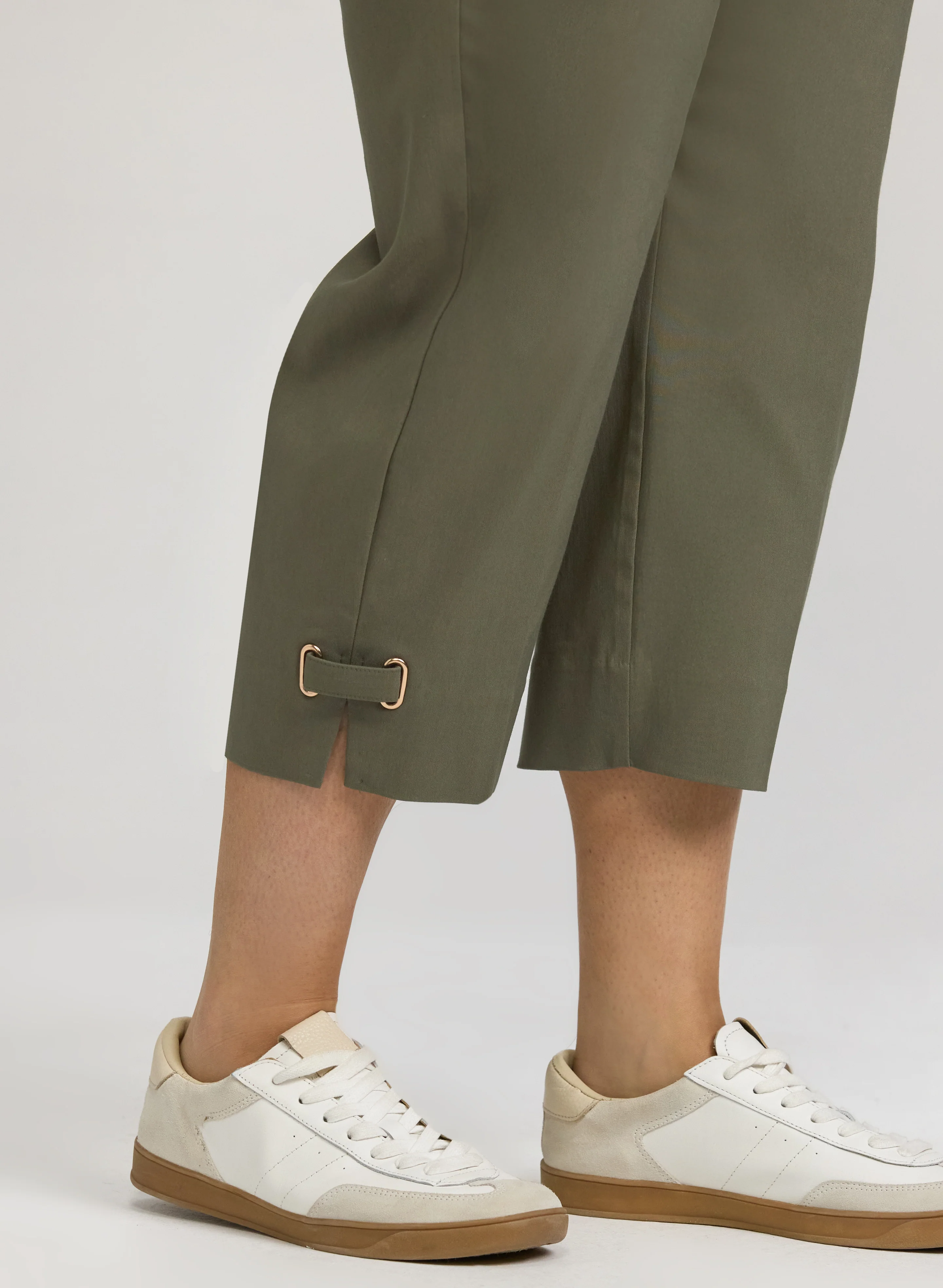 Slim-Leg Bengaline Capris - Image 2
