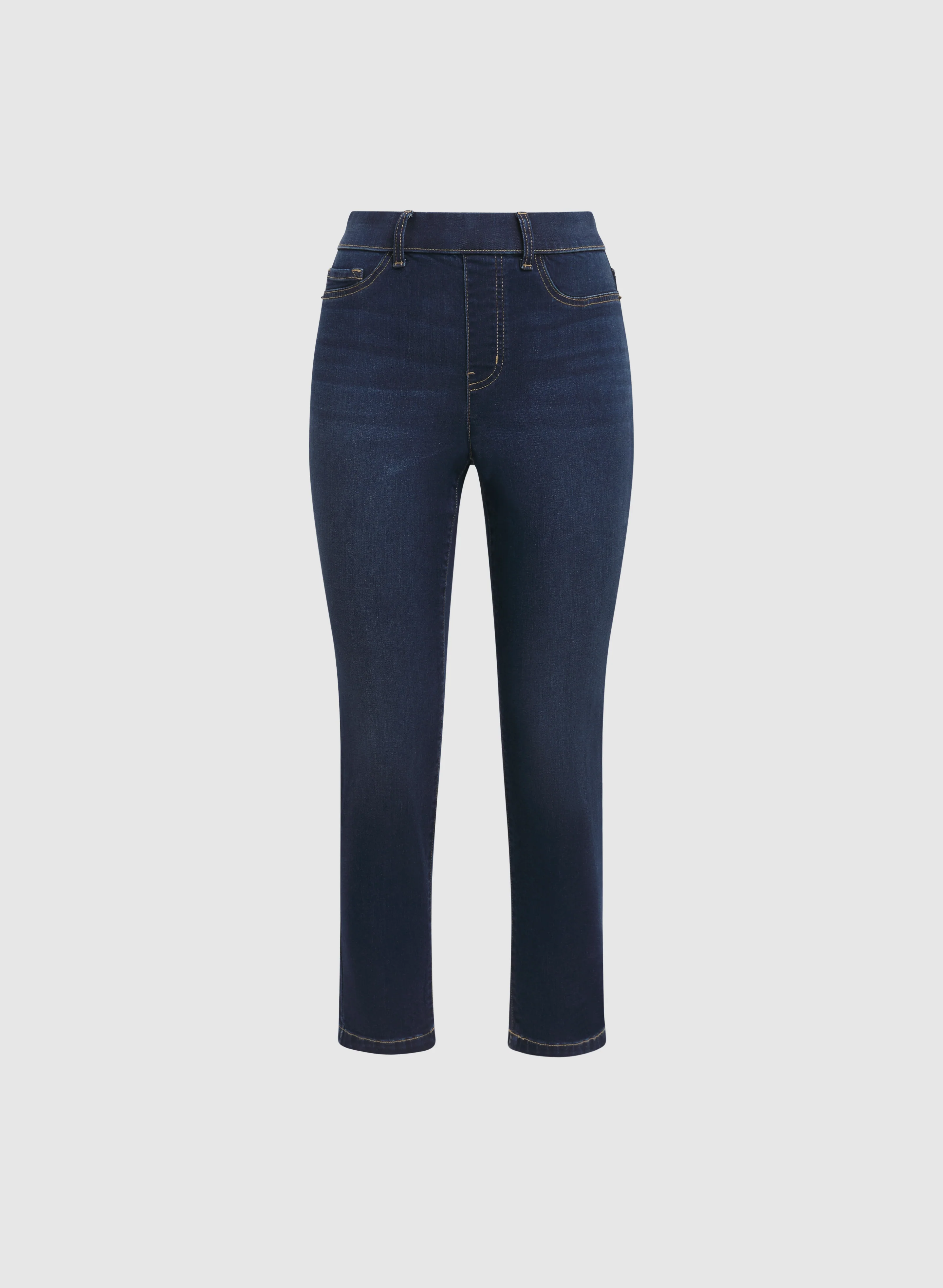 Slim-Leg Pull-On Jeans - Image 5