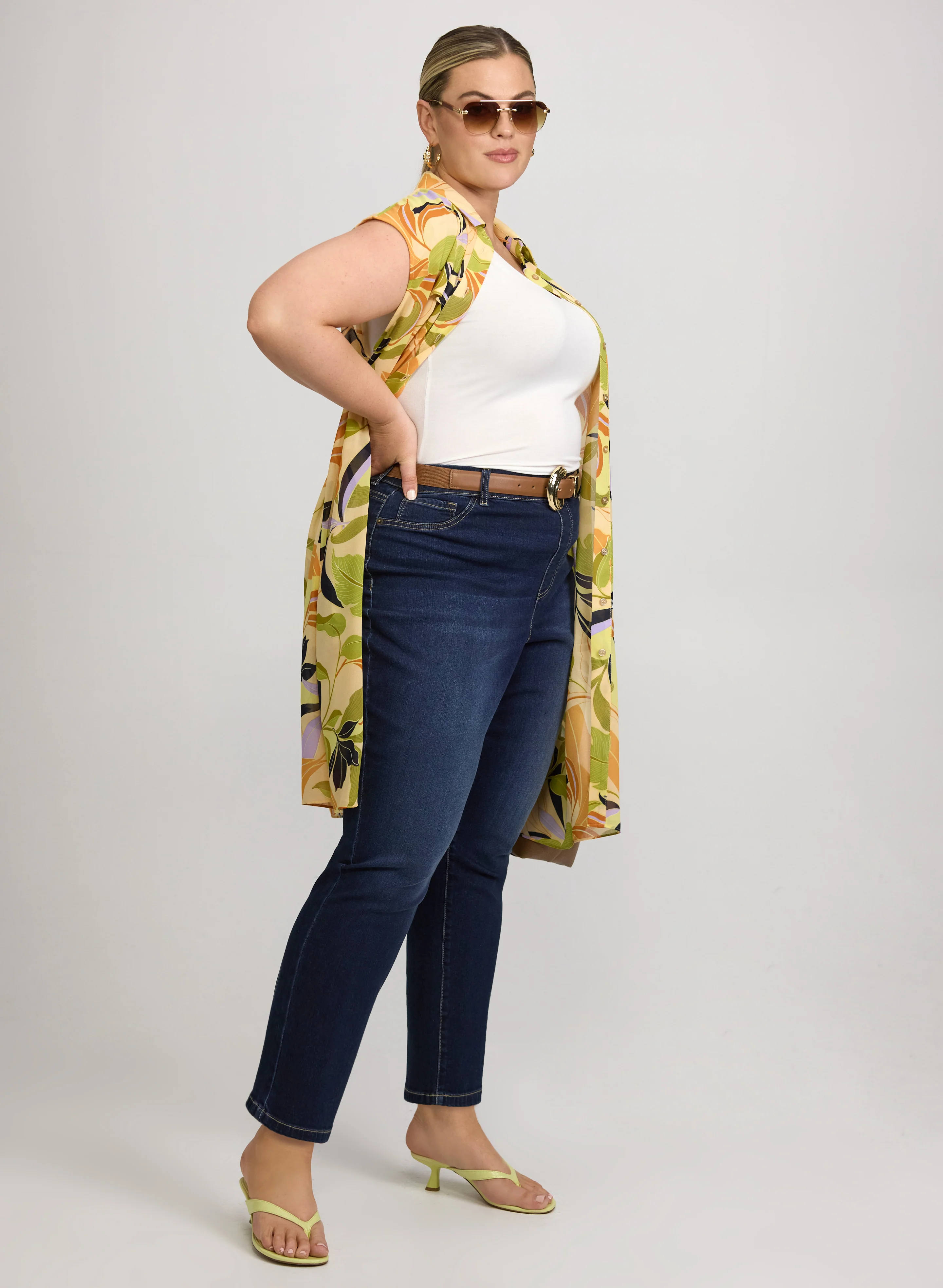 Slim-Leg Pull-On Jeans - Image 8