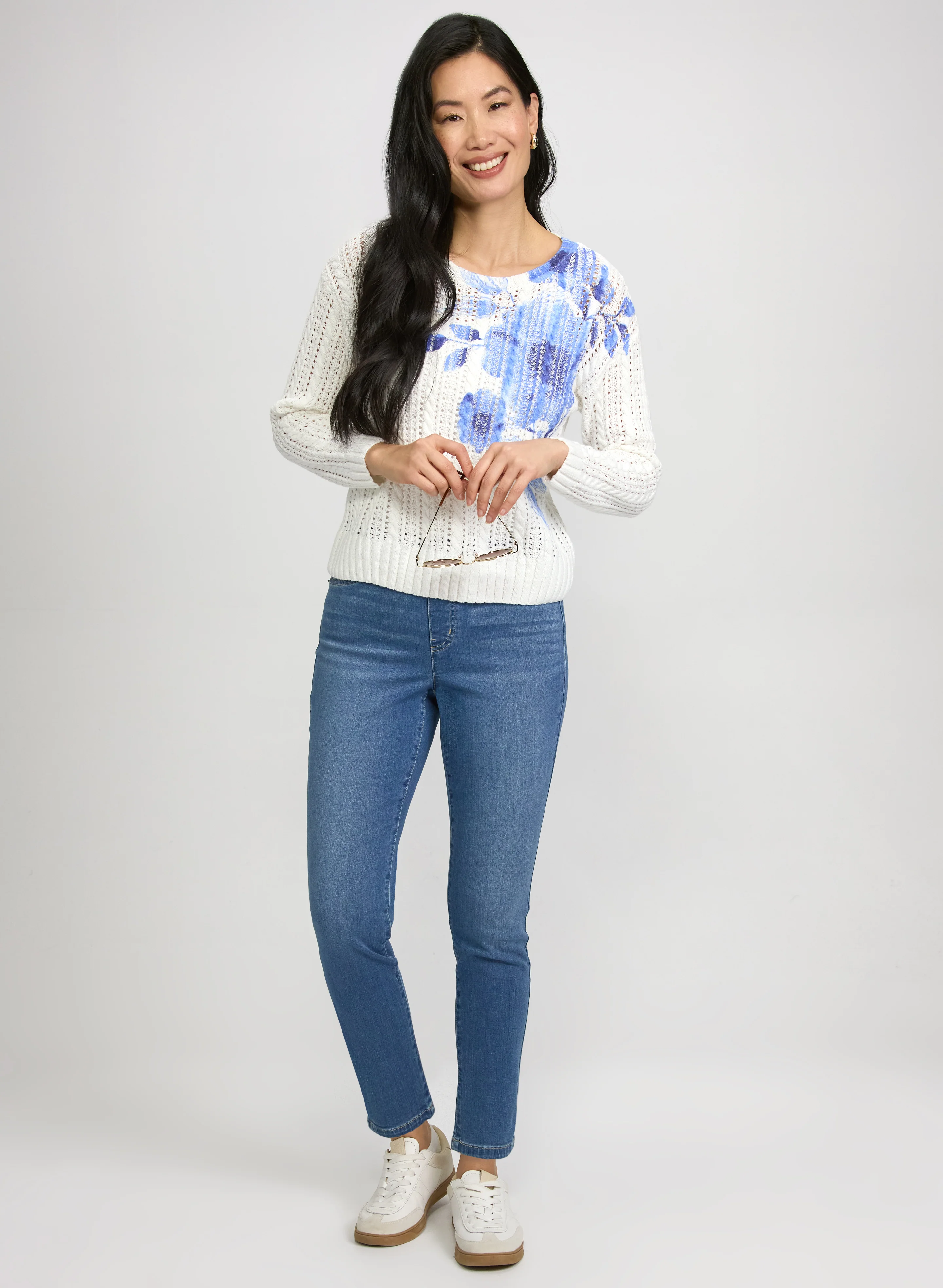 Slim-Leg Pull-On Jeans - Image 3
