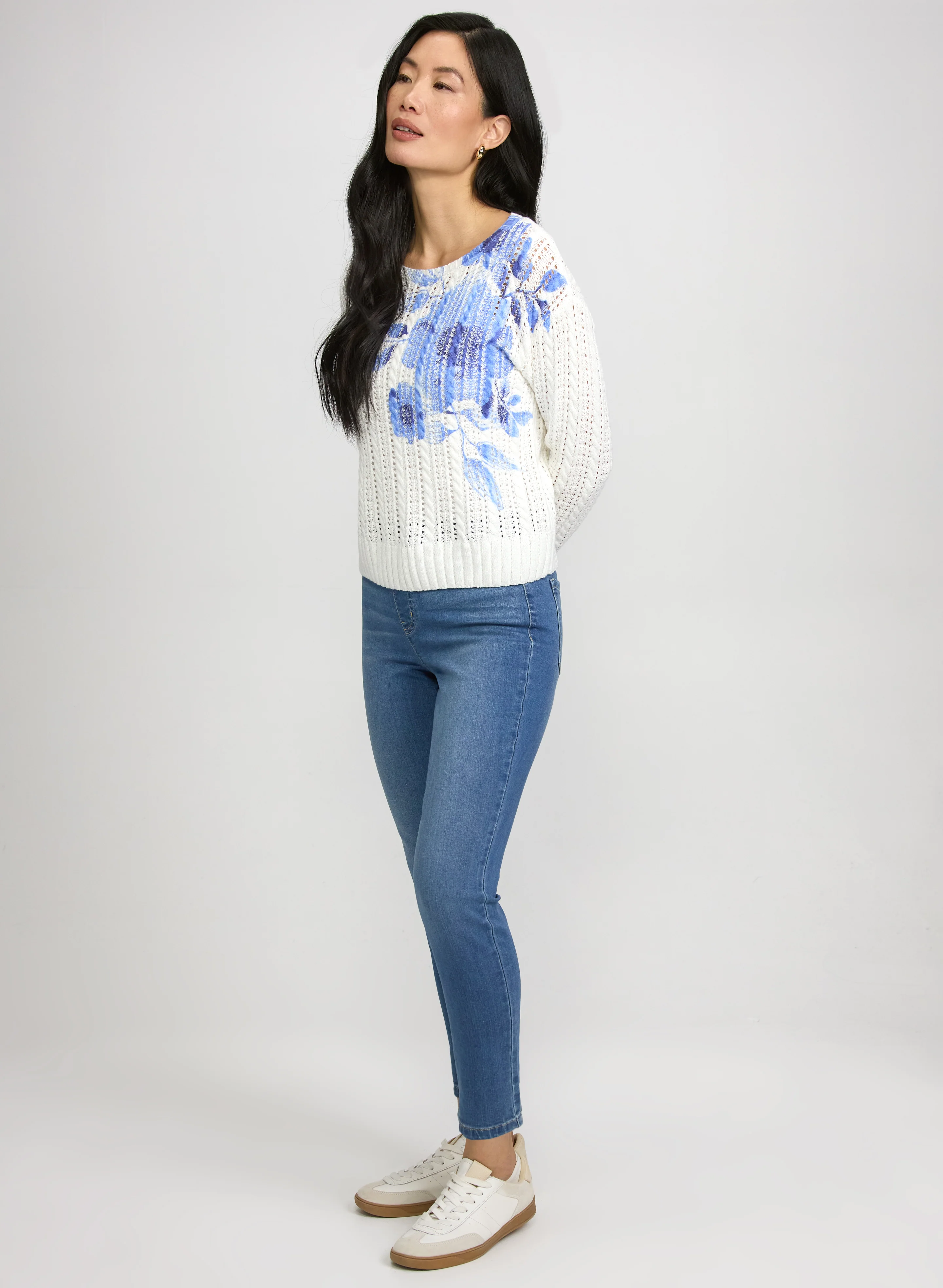 Slim-Leg Pull-On Jeans - Image 5