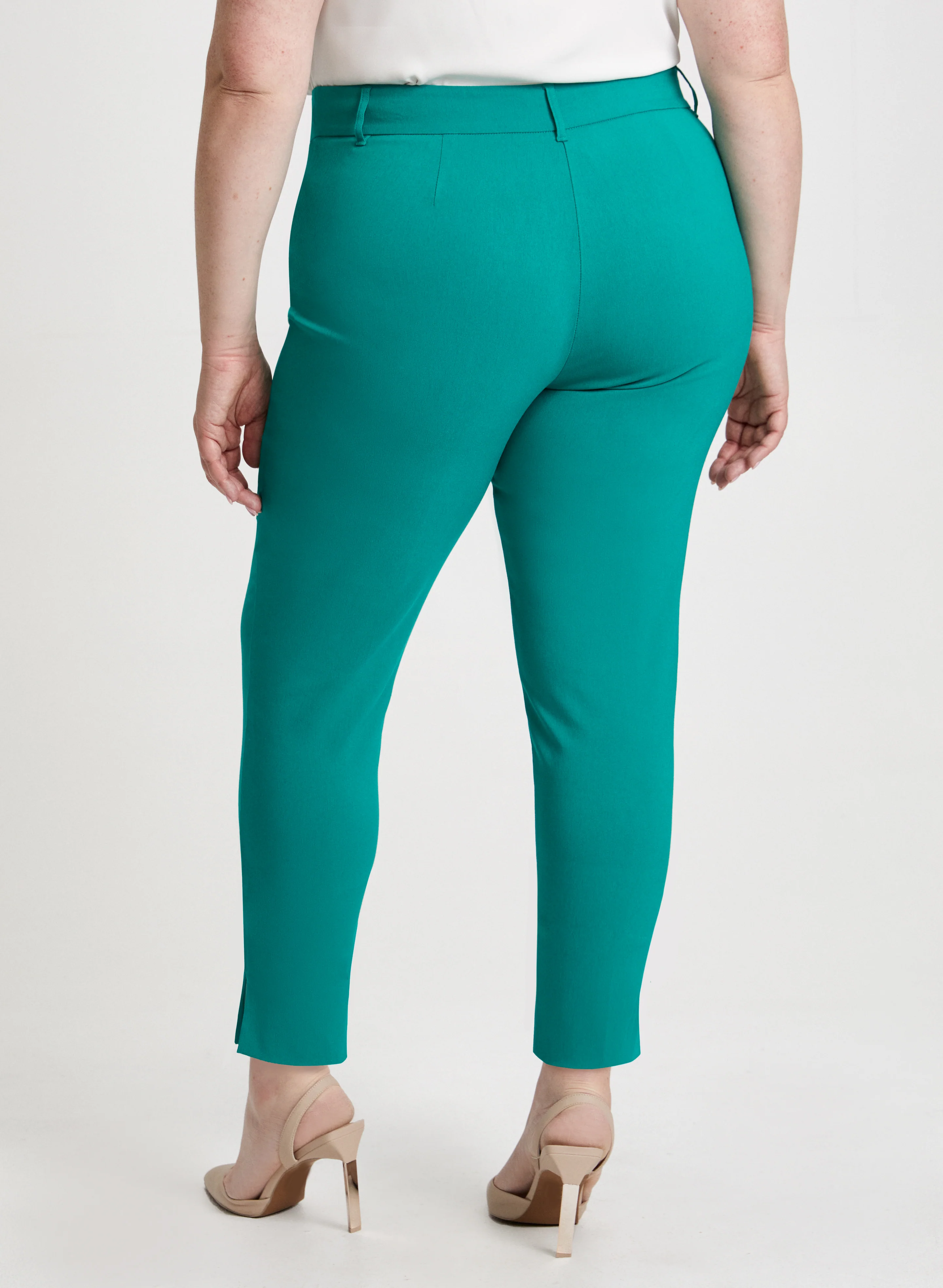 Slim-Leg City Fit Ankle Pants - Image 2