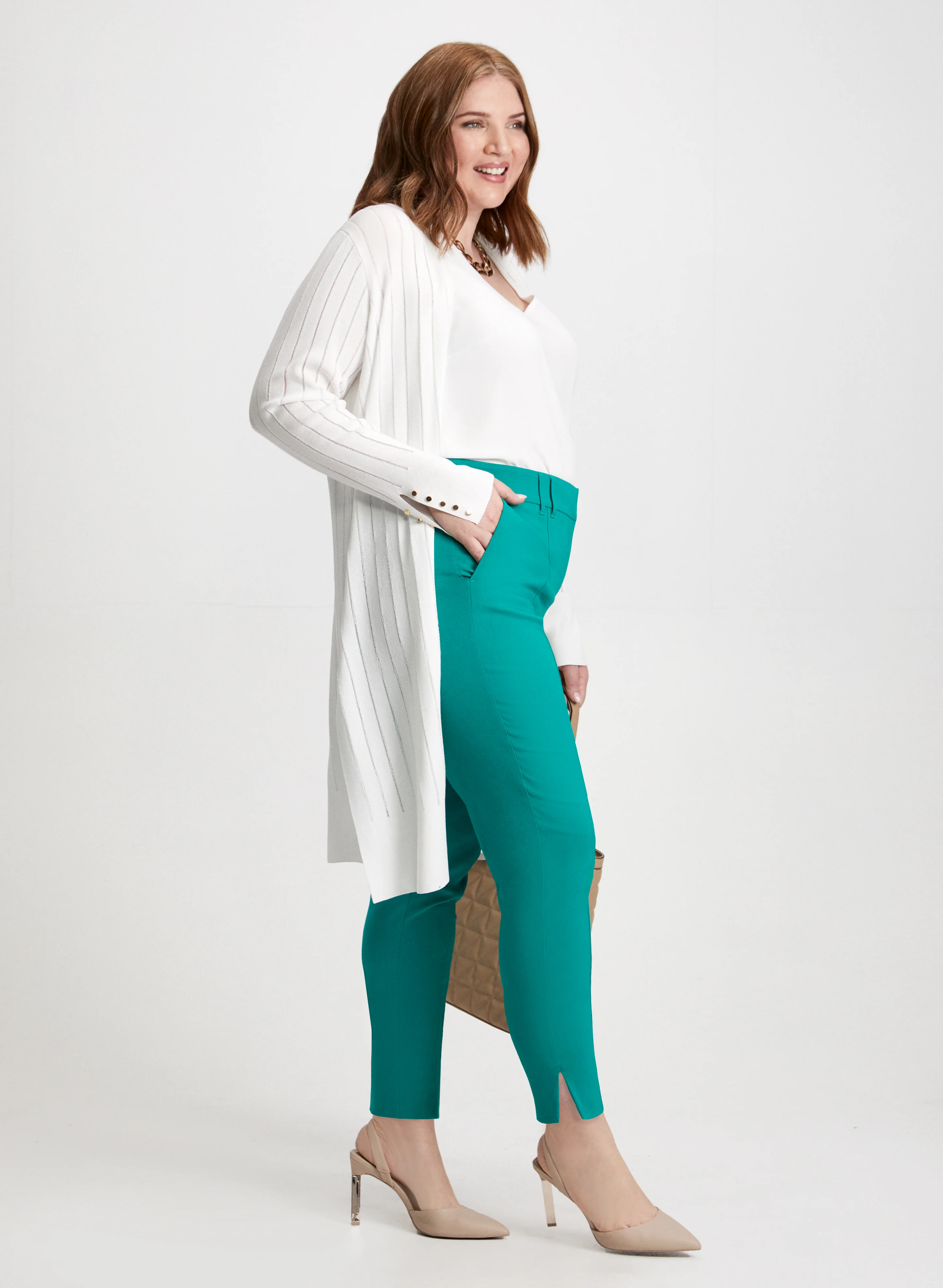 Slim-Leg City Fit Ankle Pants - Image 4