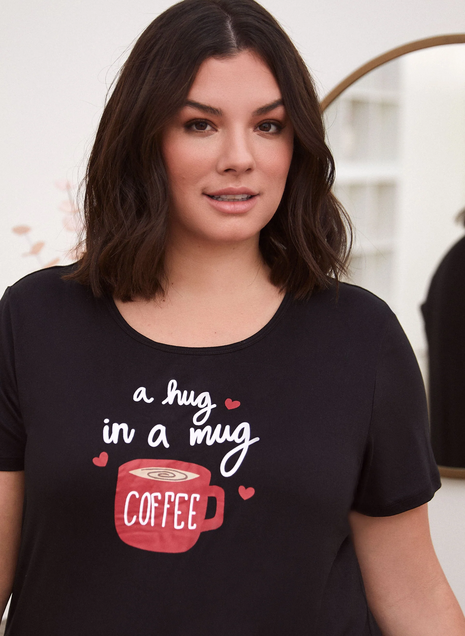 Slogan PJ Set With Socks - Image 4