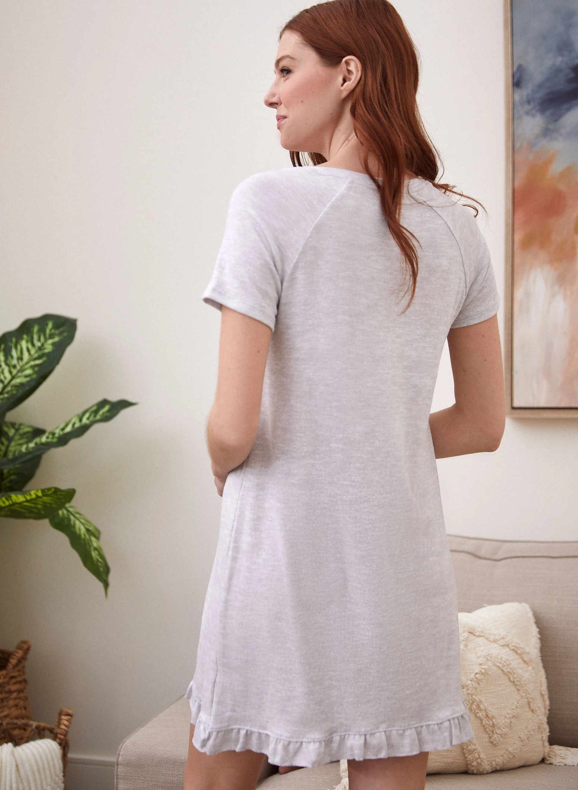 Slogan Print Sleepshirt - Image 2