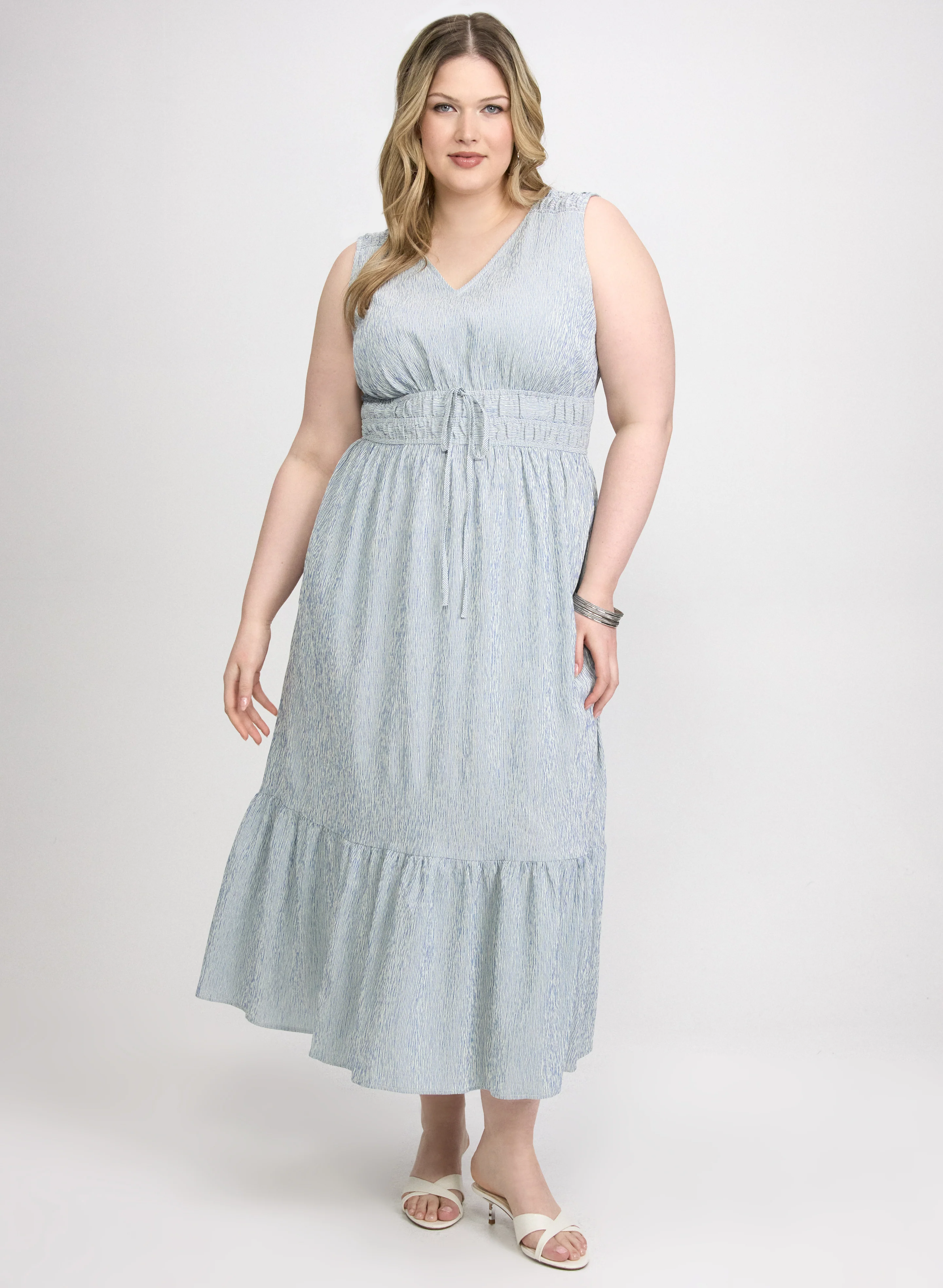 Smocked Tiered Maxi Dress