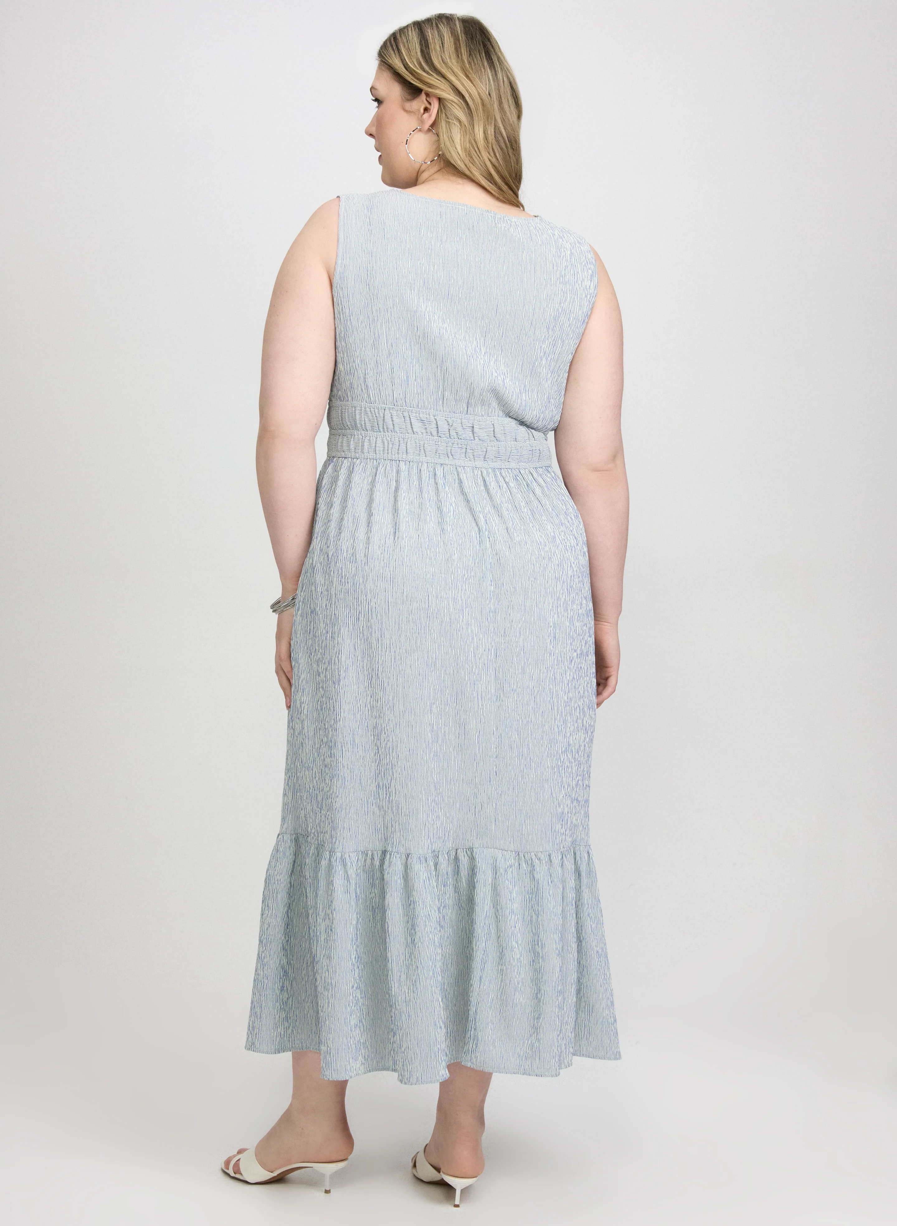 Smocked Tiered Maxi Dress - Image 3