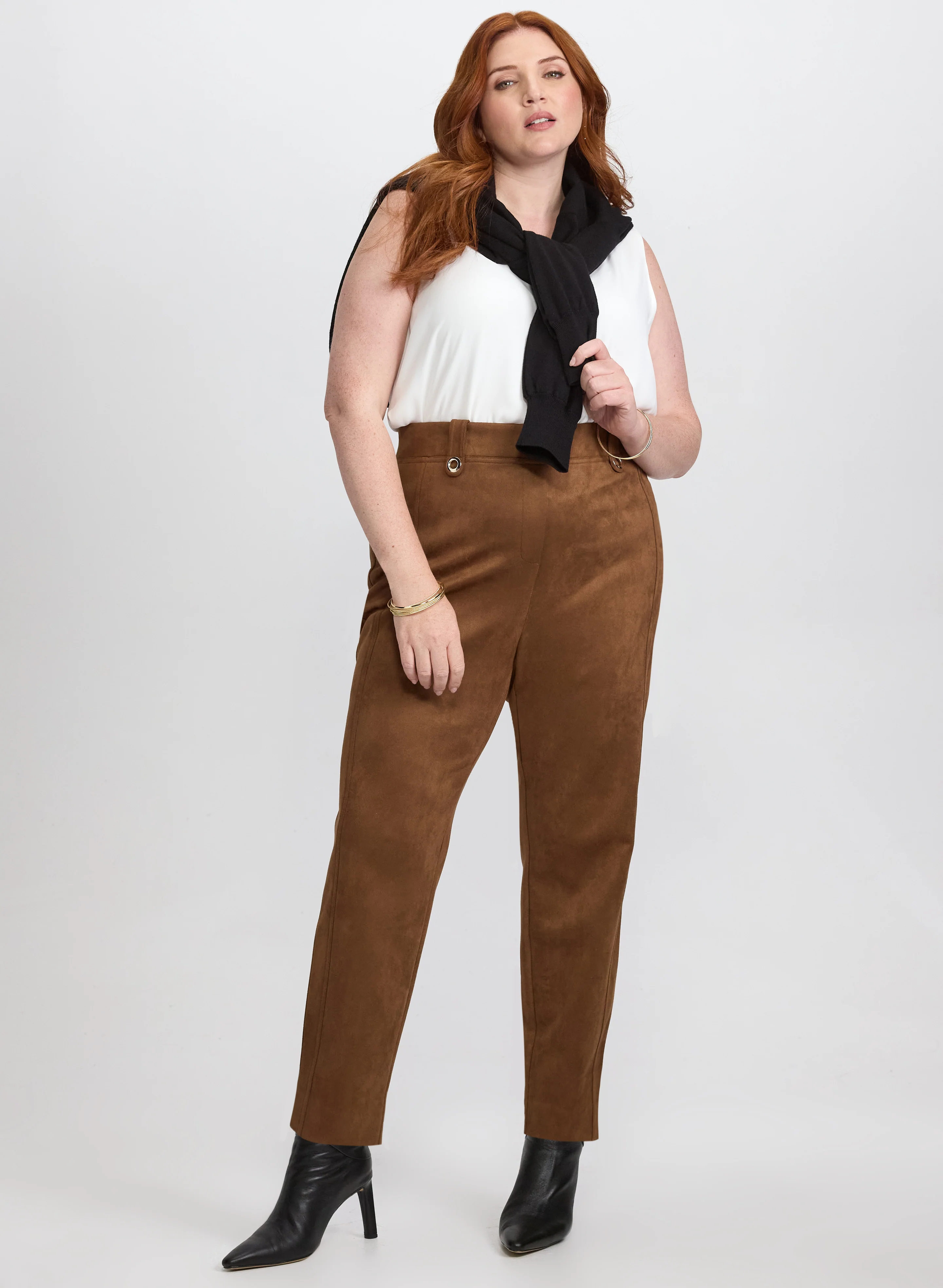 Sofia Faux-Suede Pants - Image 3