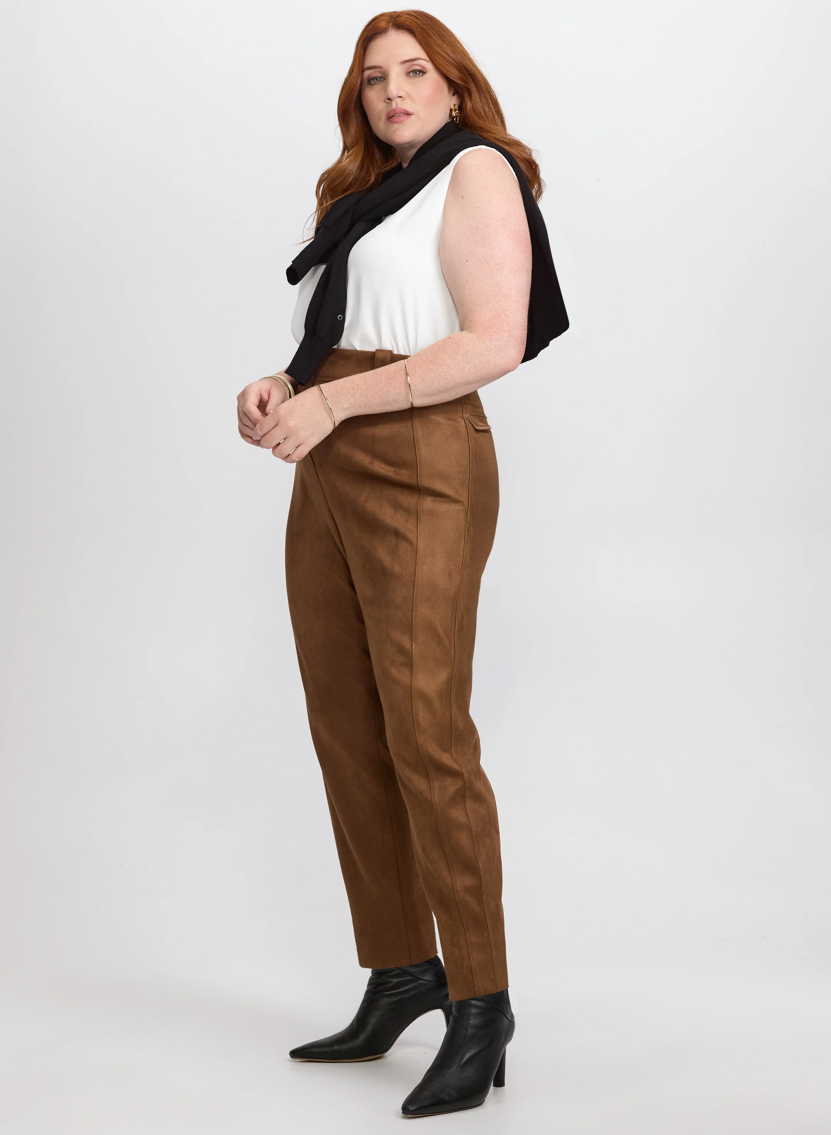 Sofia Faux-Suede Pants - Image 5