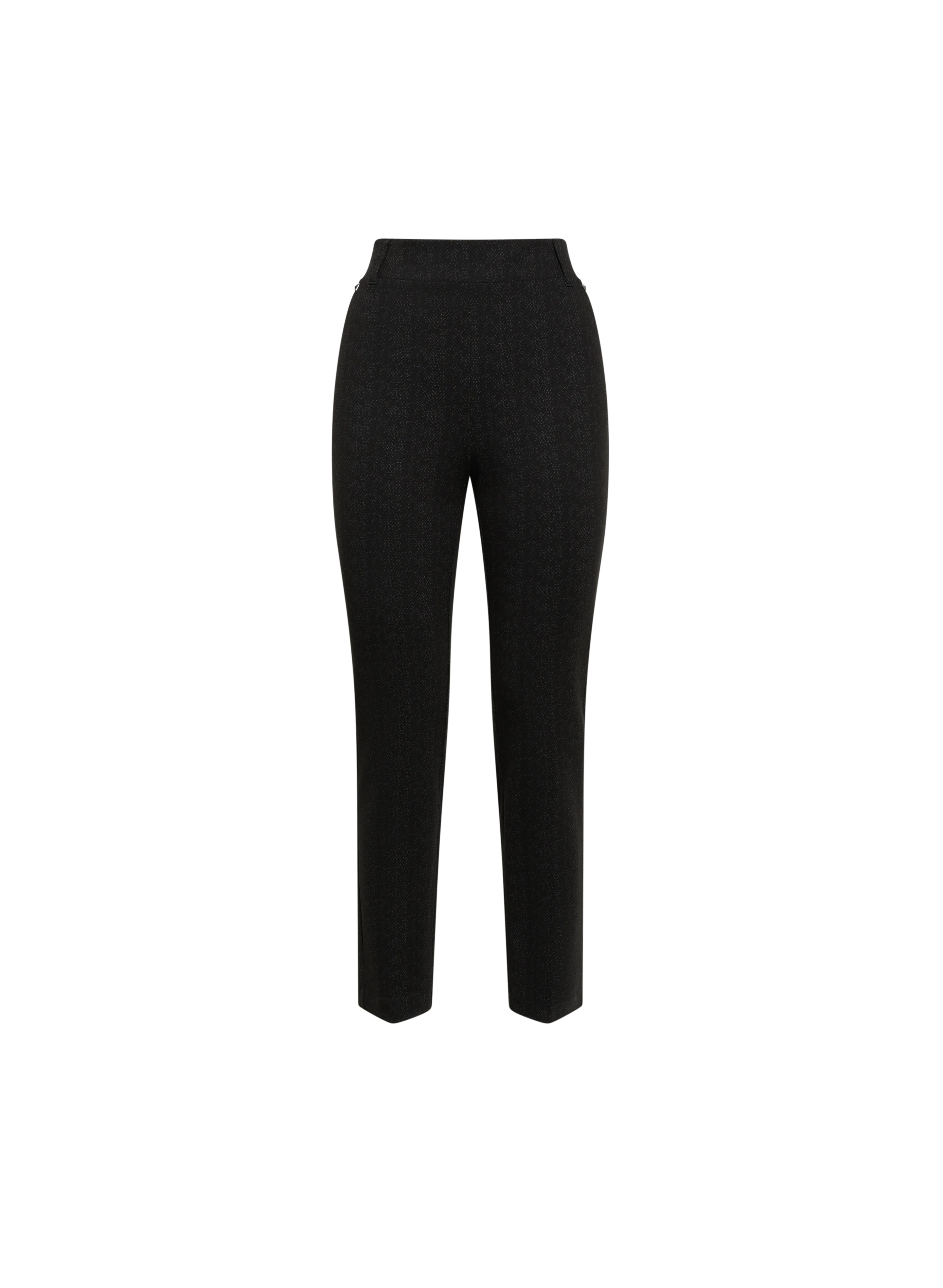 Sofia Herringbone Slim-Leg Pants - Image 6