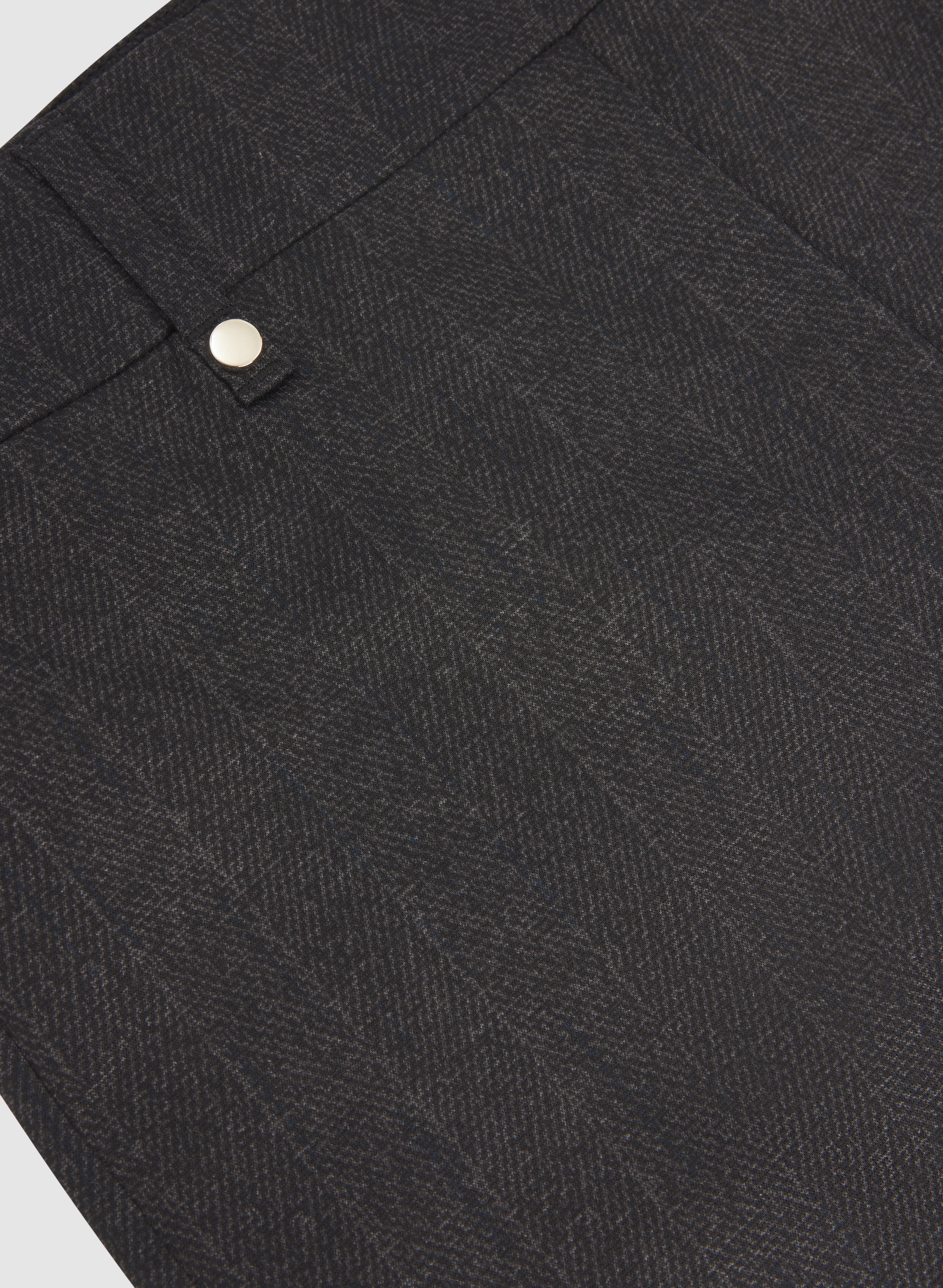 Sofia Herringbone Slim-Leg Pants - Image 7