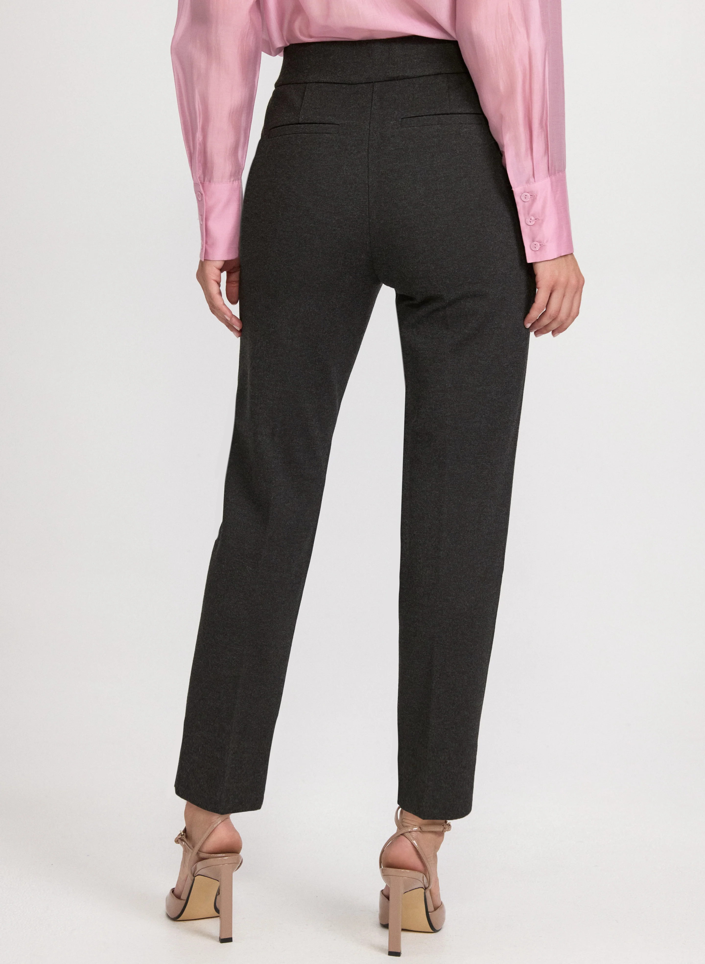 Sofia Rivet Detail Slim-Leg Pants - Image 5