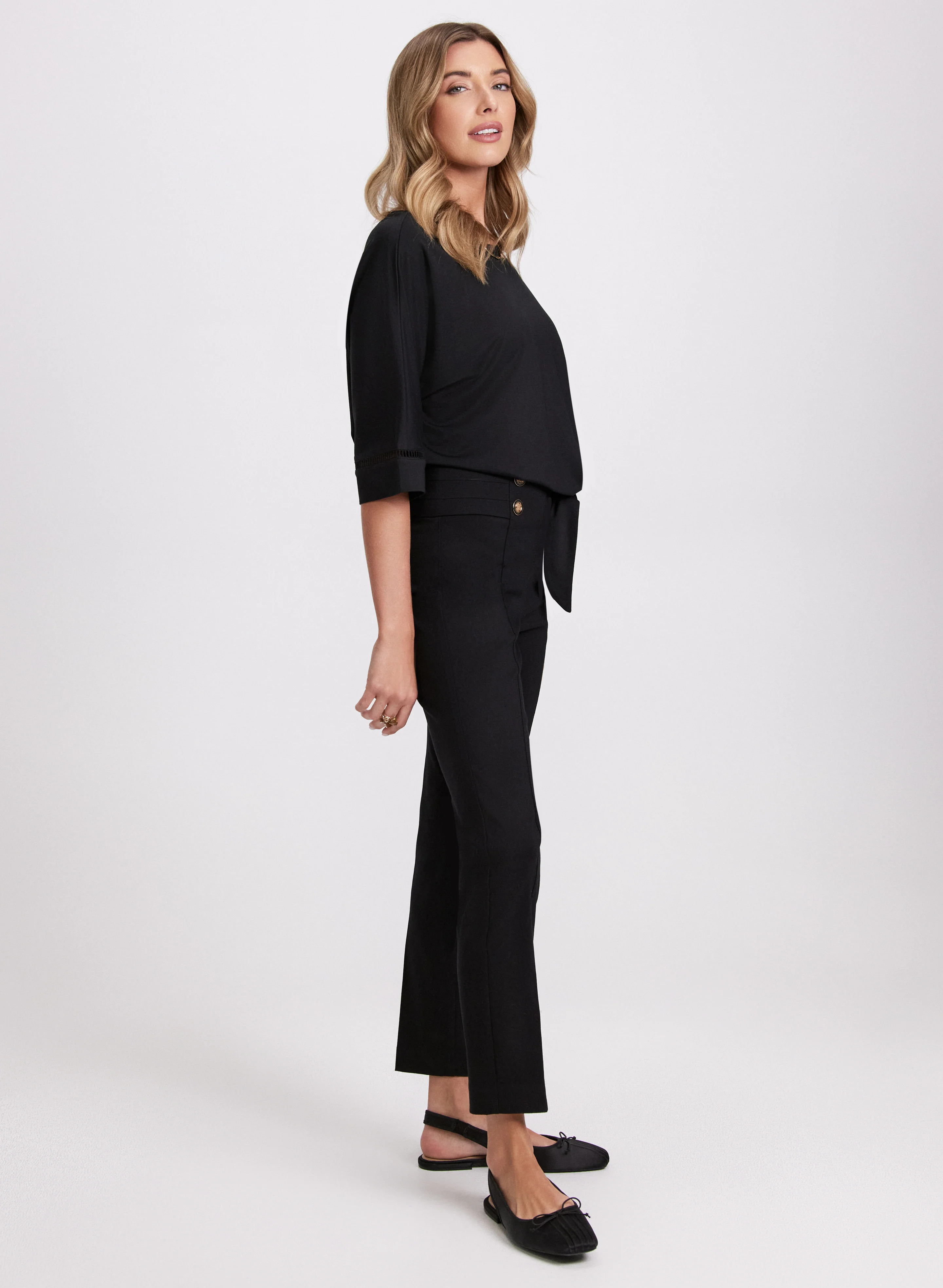 Sofia Slim-Leg Pants - Short - Image 5
