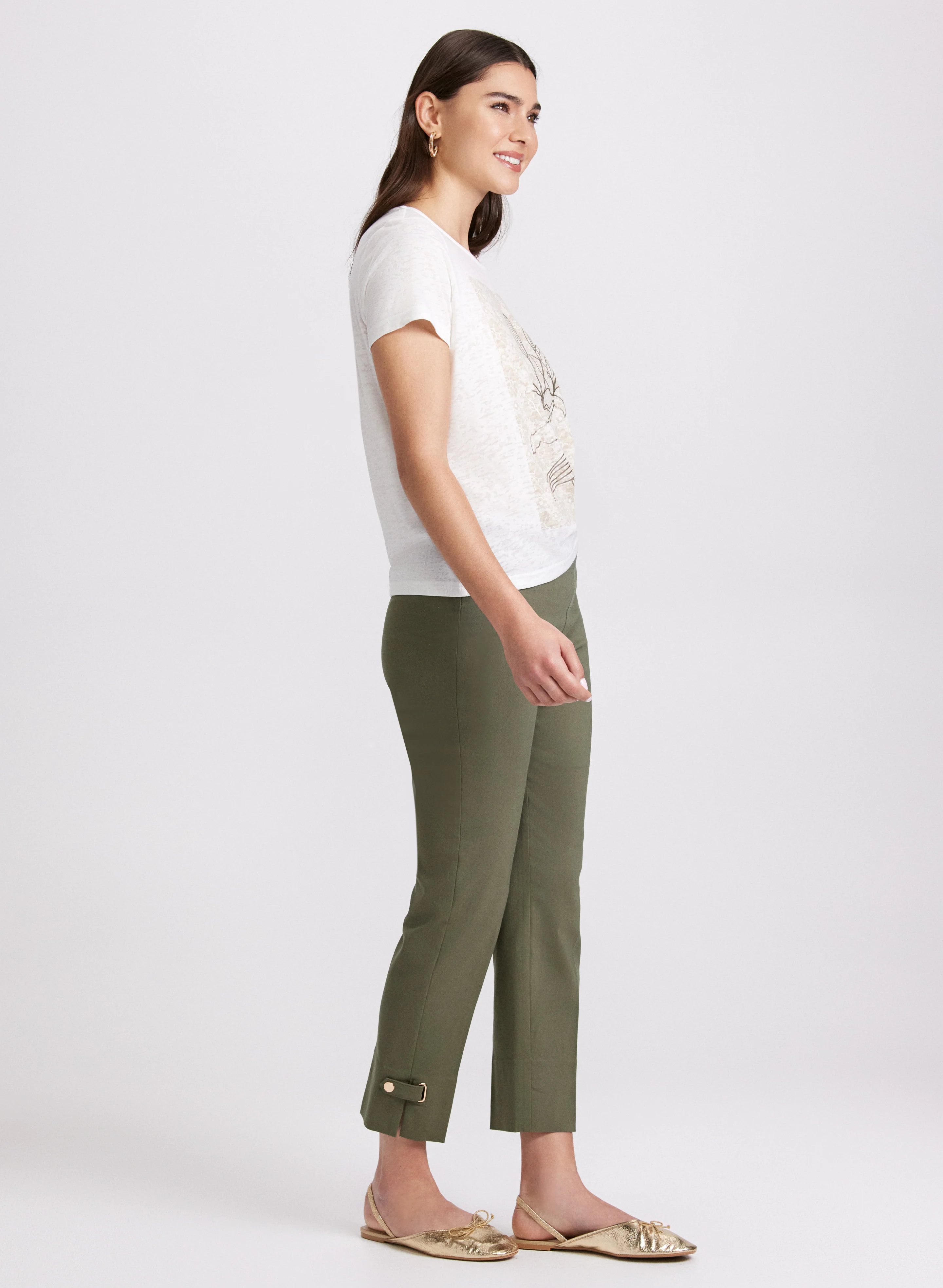 Sofia Slim-Leg Pants - Short - Image 3