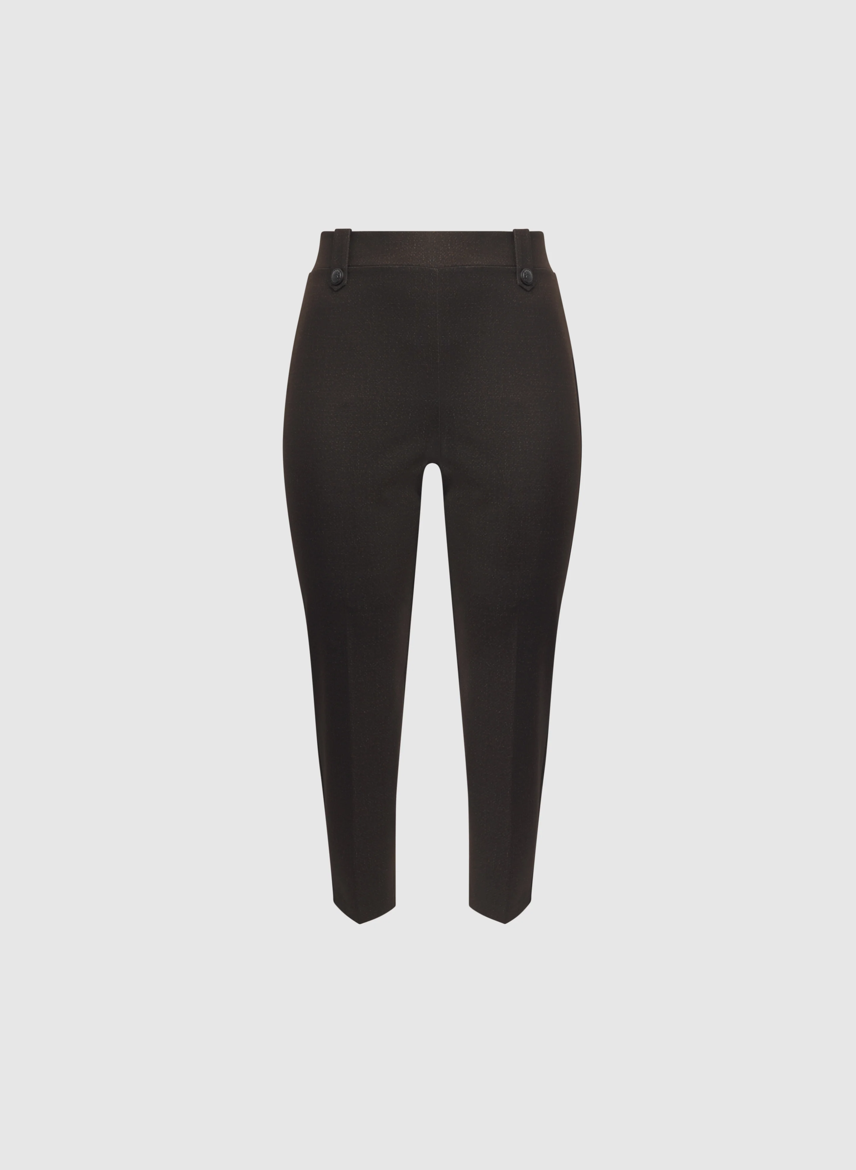 Sofia Tweed Print Slim-Leg Pants - Image 6