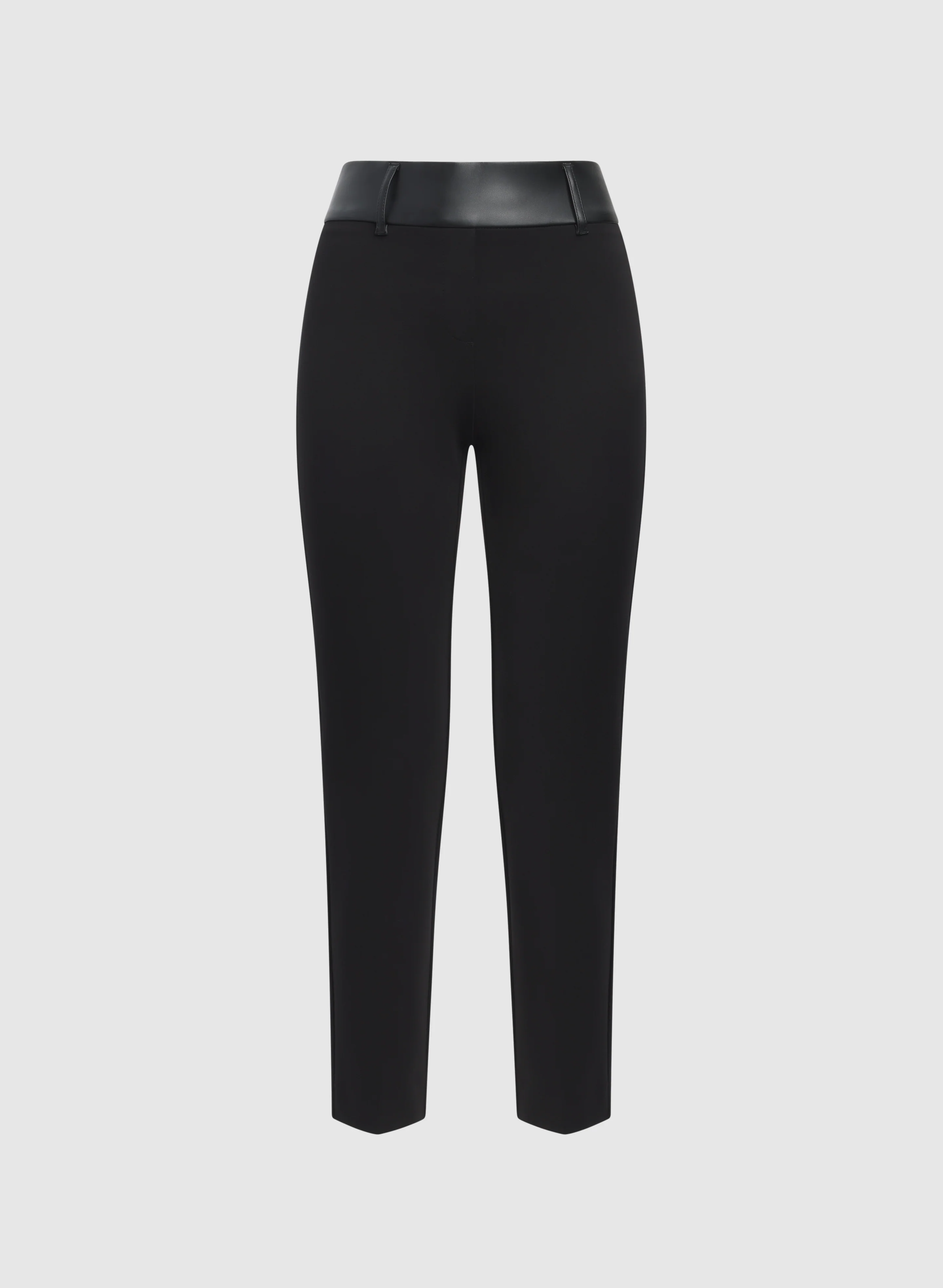 Sofia Vegan Leather Trim Pants - Image 6