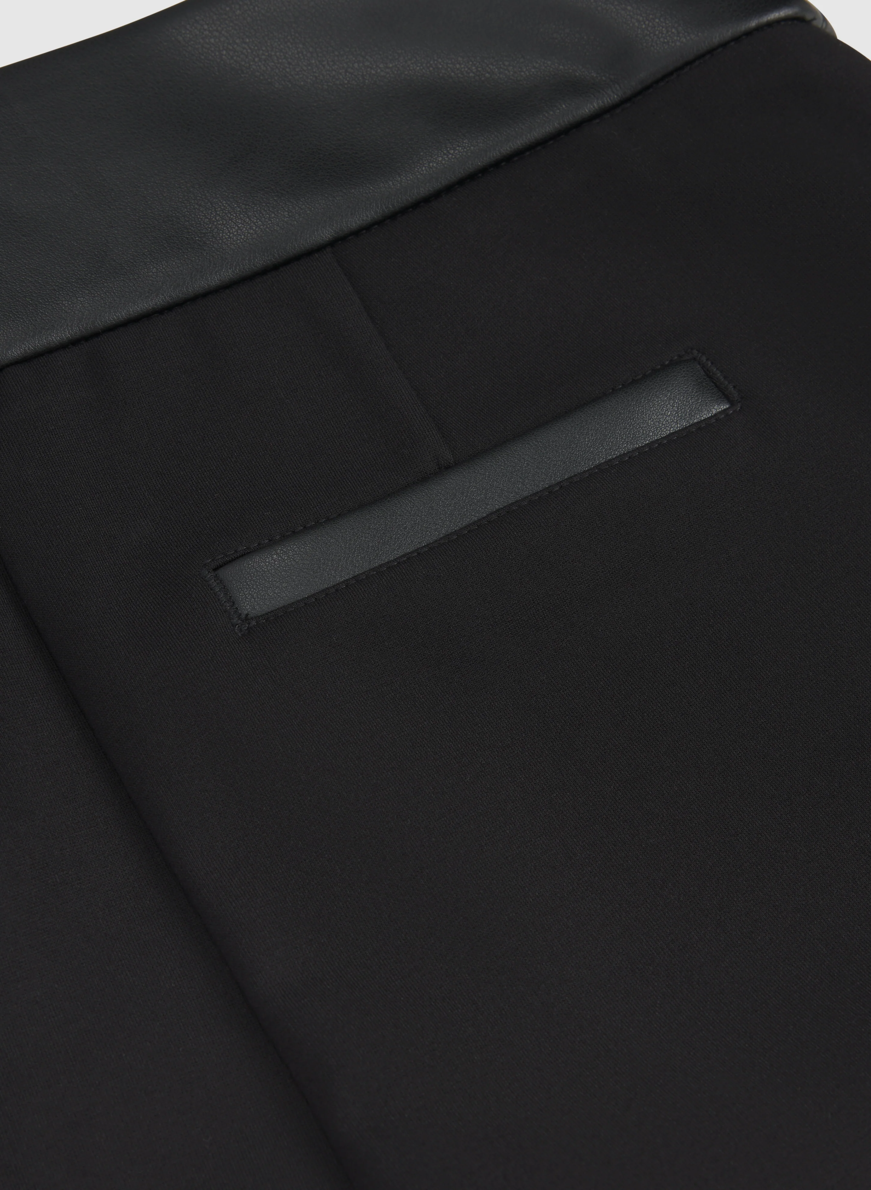 Sofia Vegan Leather Trim Pants - Image 7