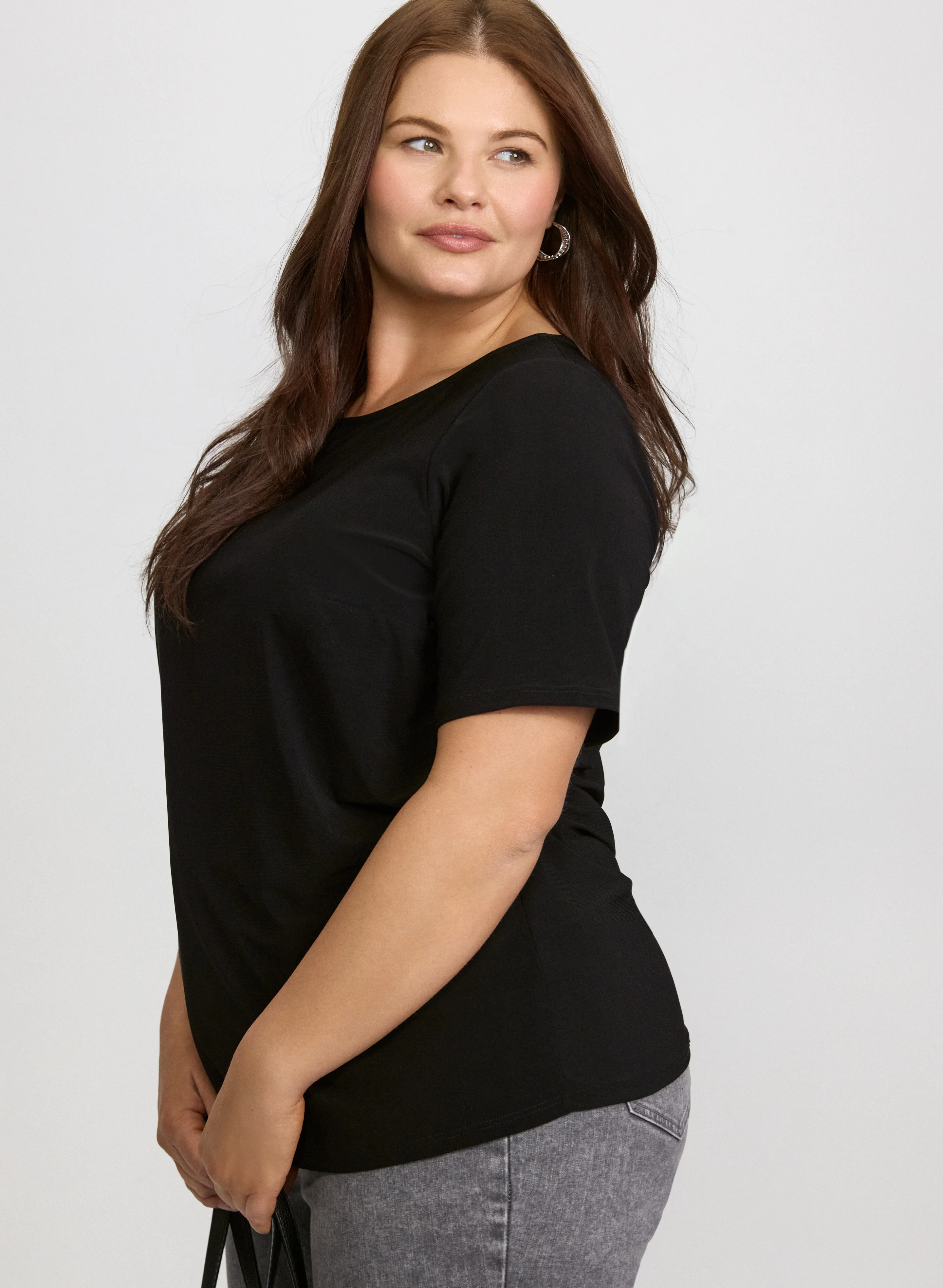 Solid Jersey Top - Image 2