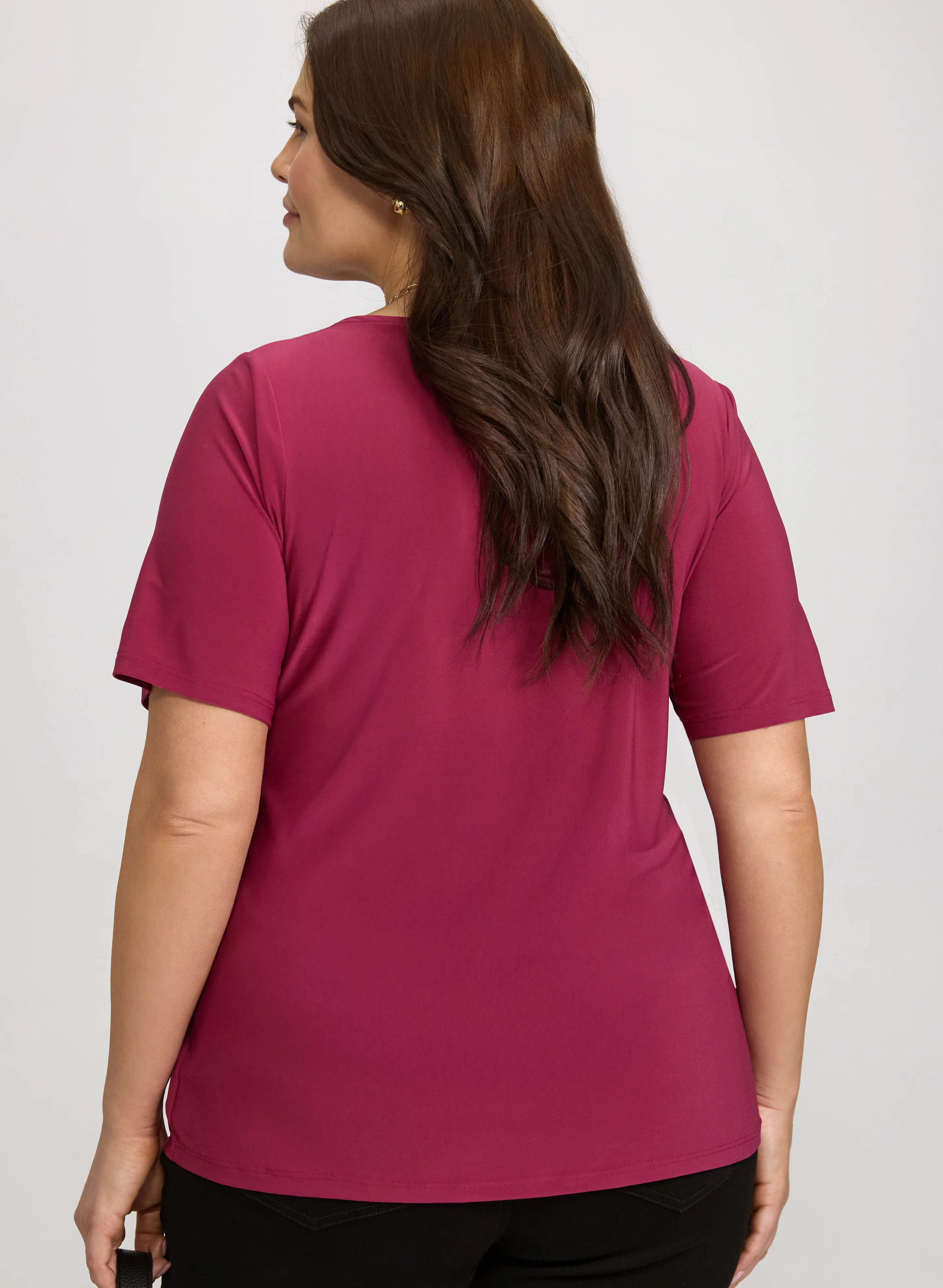 Solid Jersey Top - Image 4