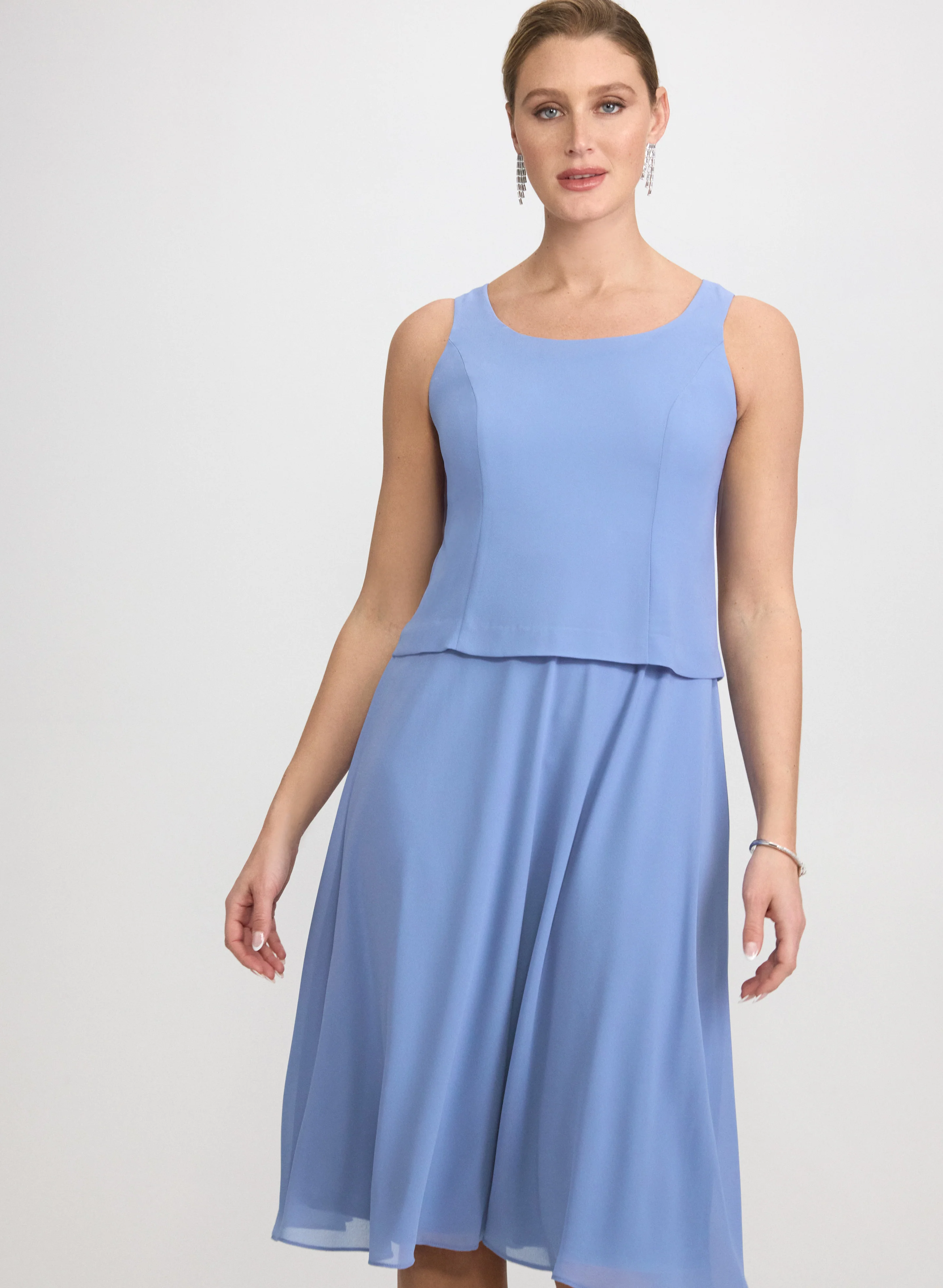 Soutache Jacket & Chiffon Dress Set - Image 5