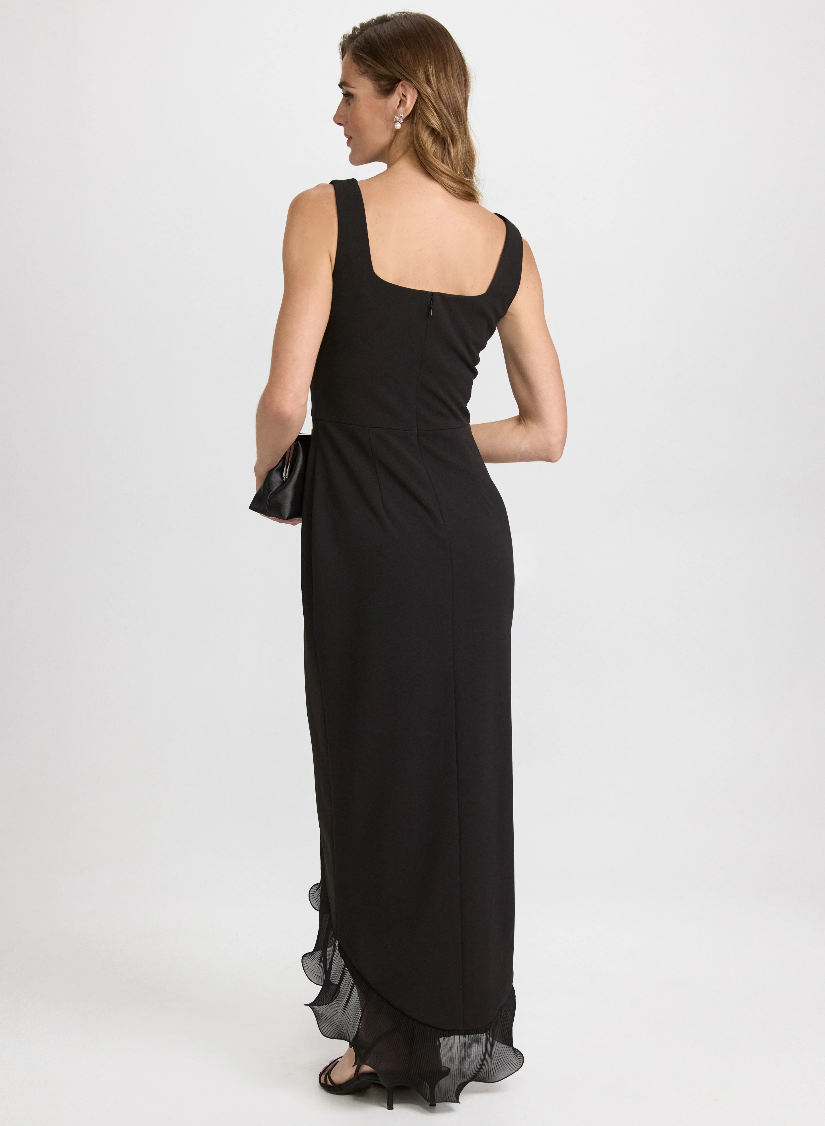 Spiral Flounce Hem Dress - Image 2