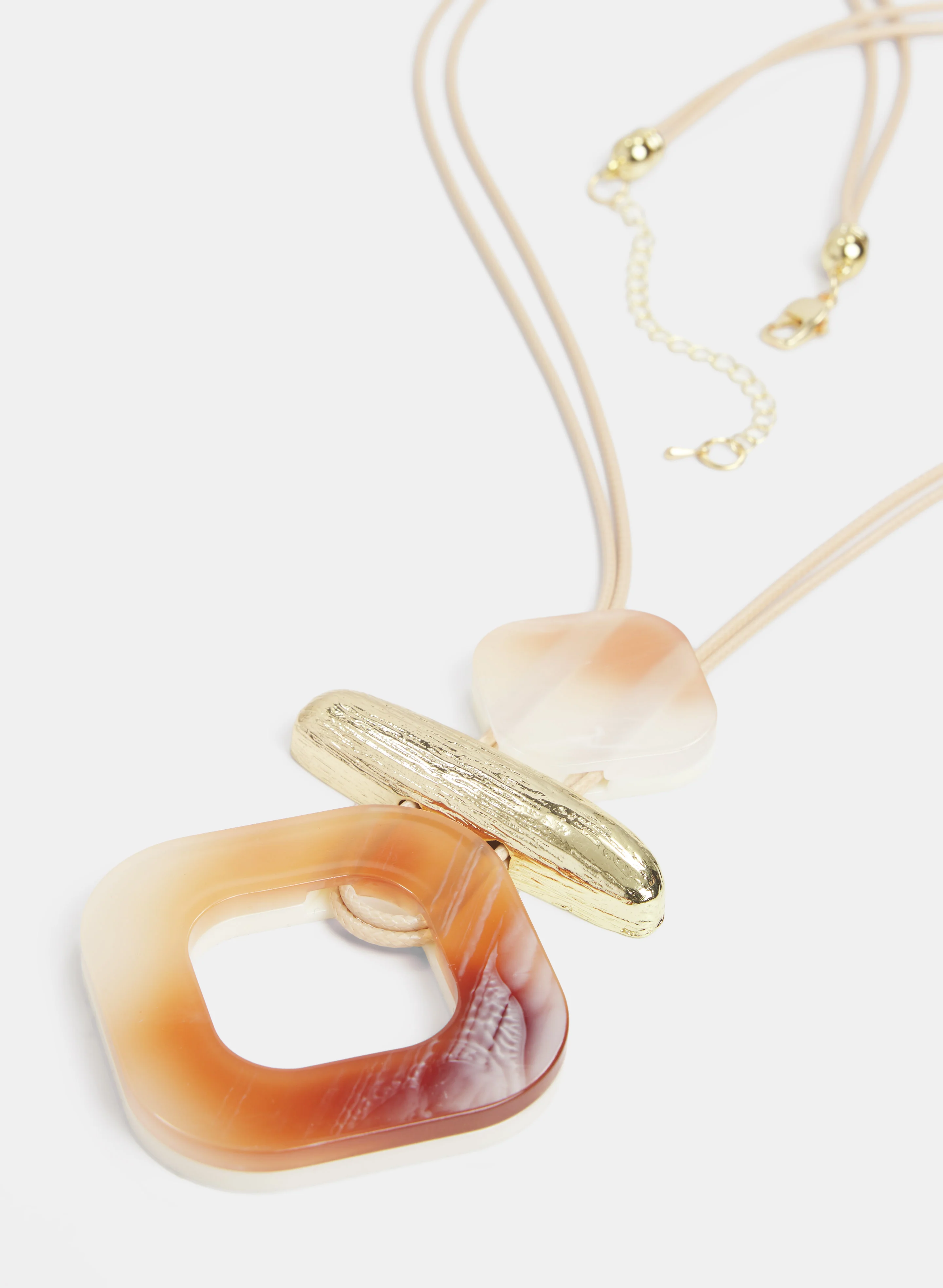 Square Pendant Necklace - Image 2