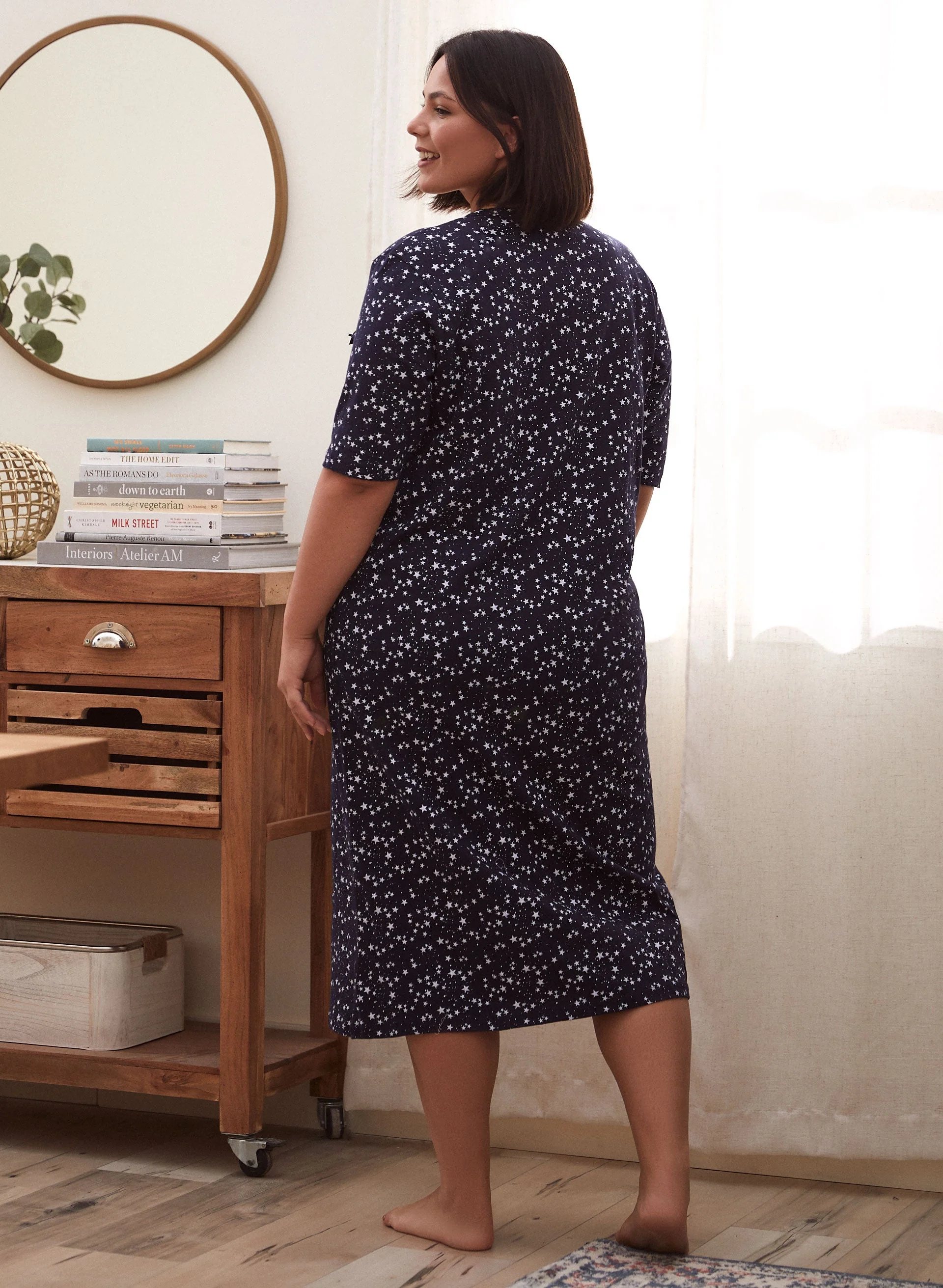 Star Print Nightgown - Image 2