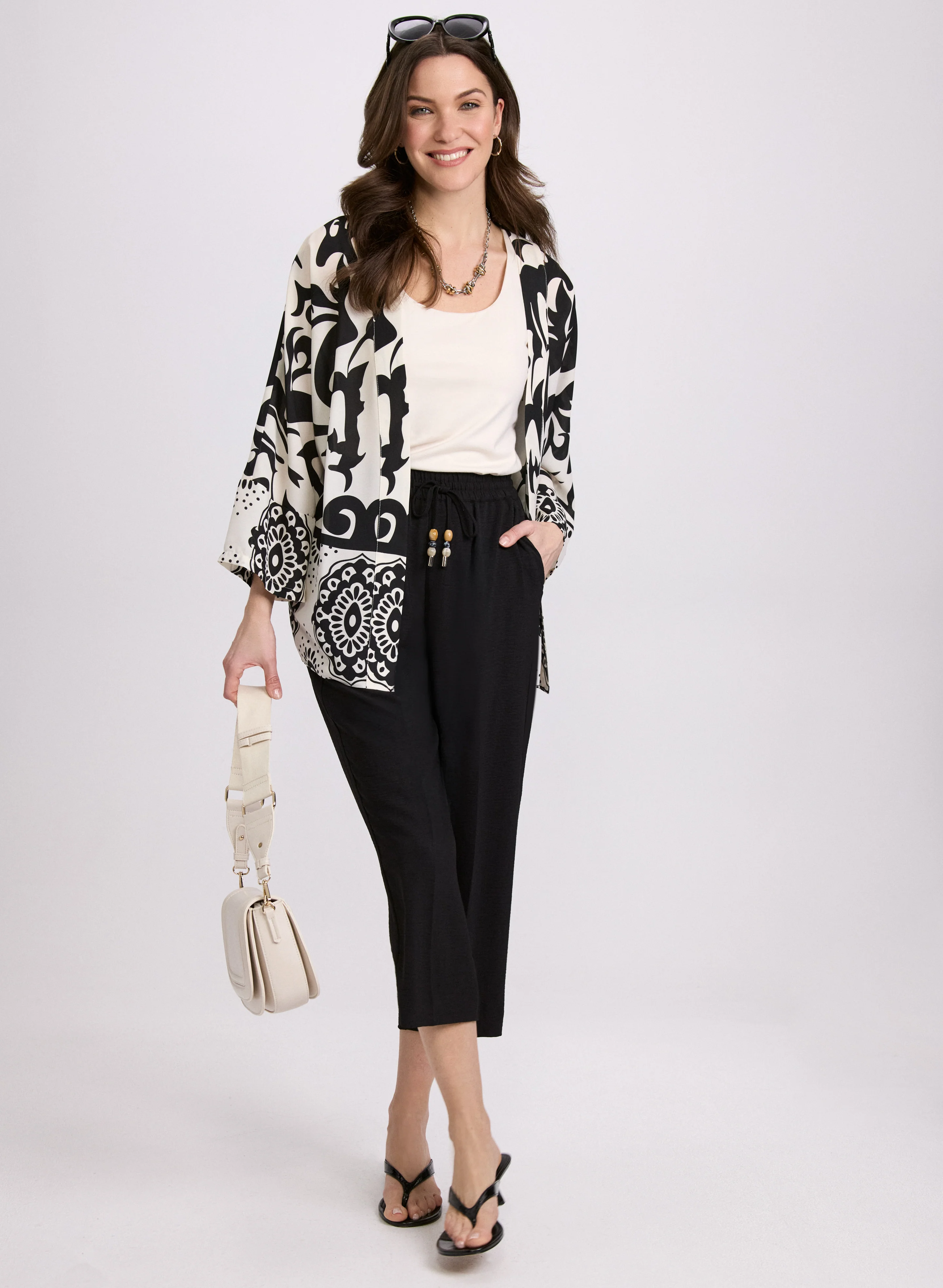 Straight-Leg Drawstring Capris - Image 5