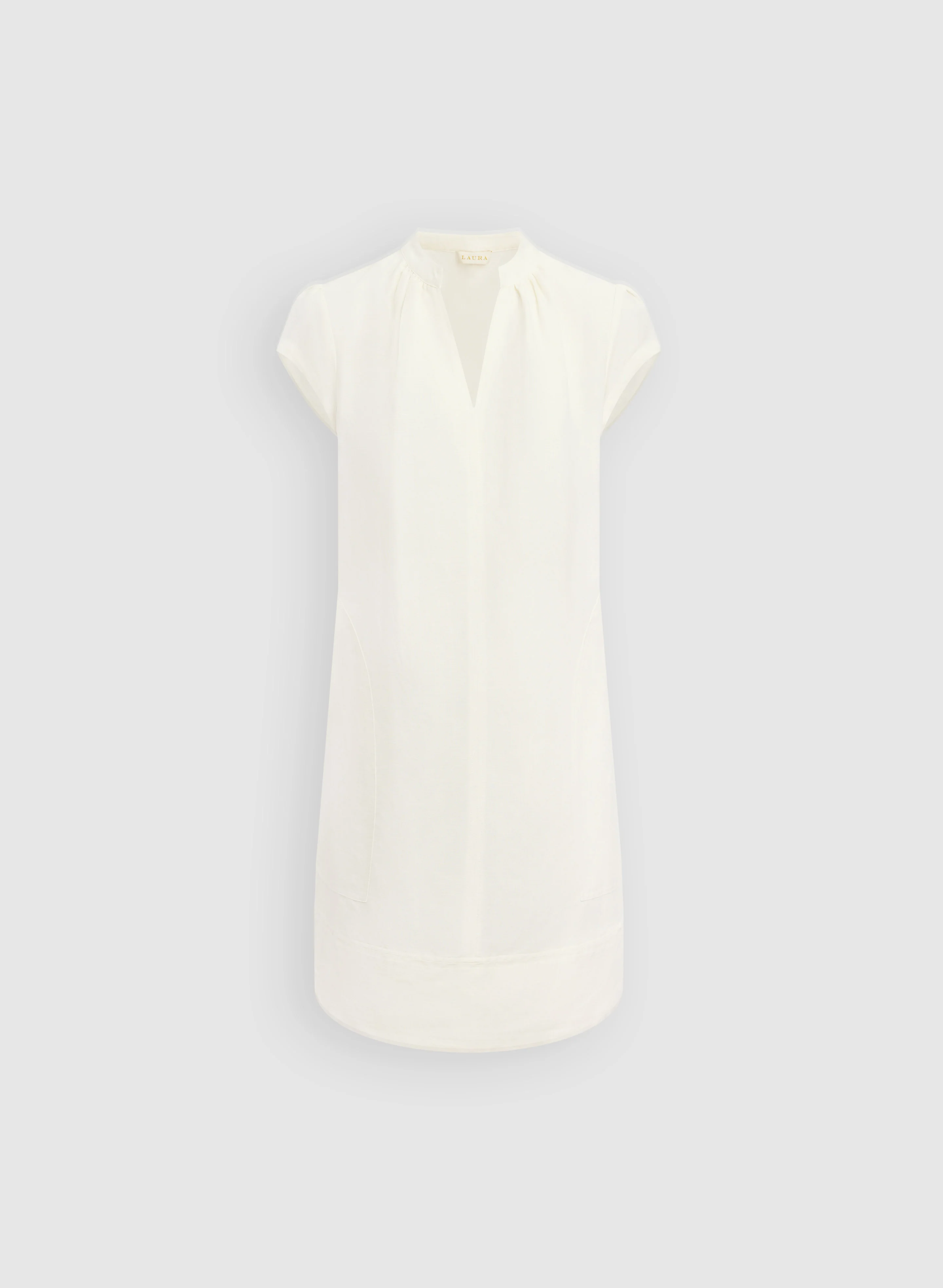 Straight Linen-Blend Dress - Image 6