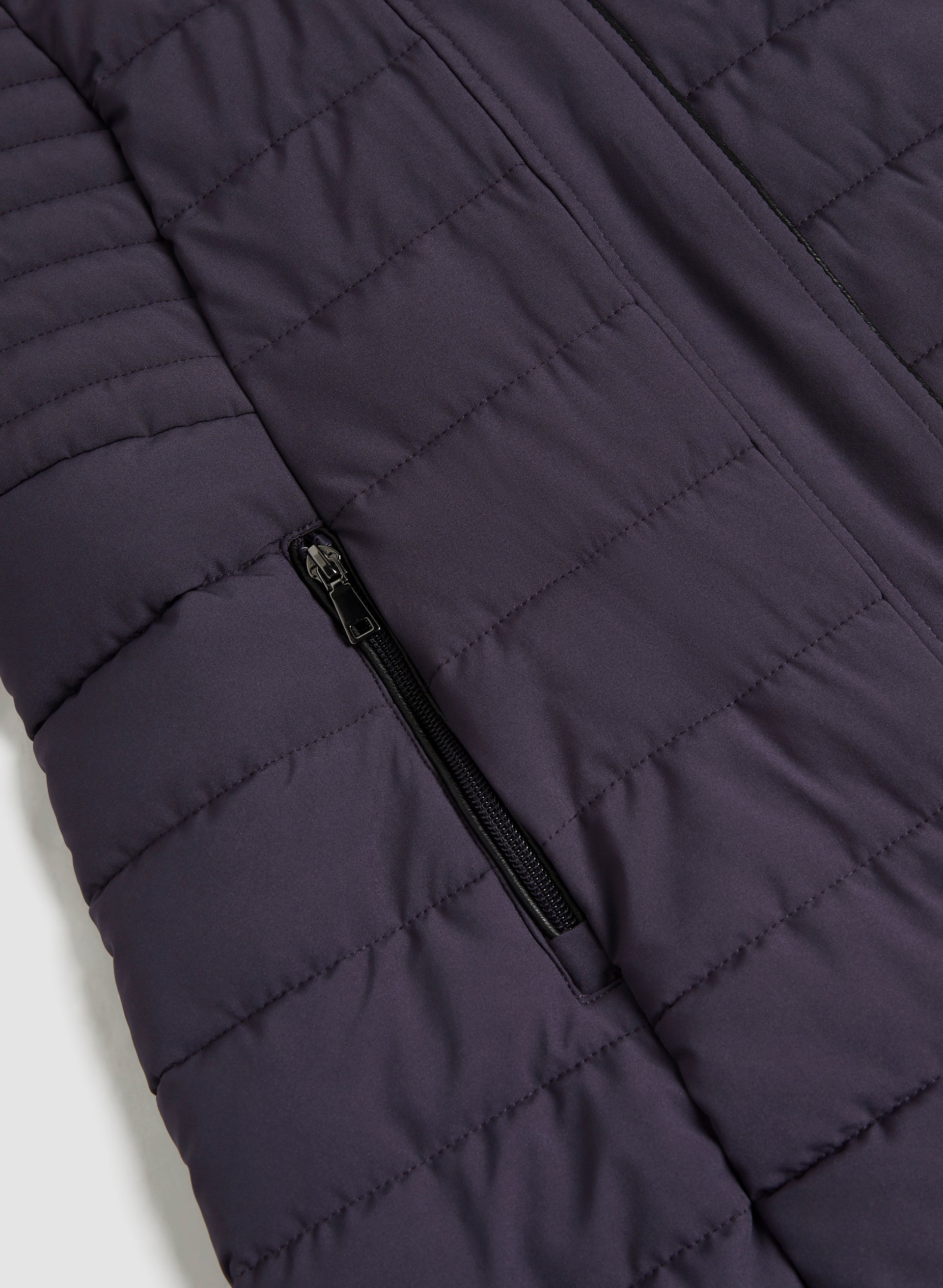 Stretch Recycled Vegan Down Coat - Image 7