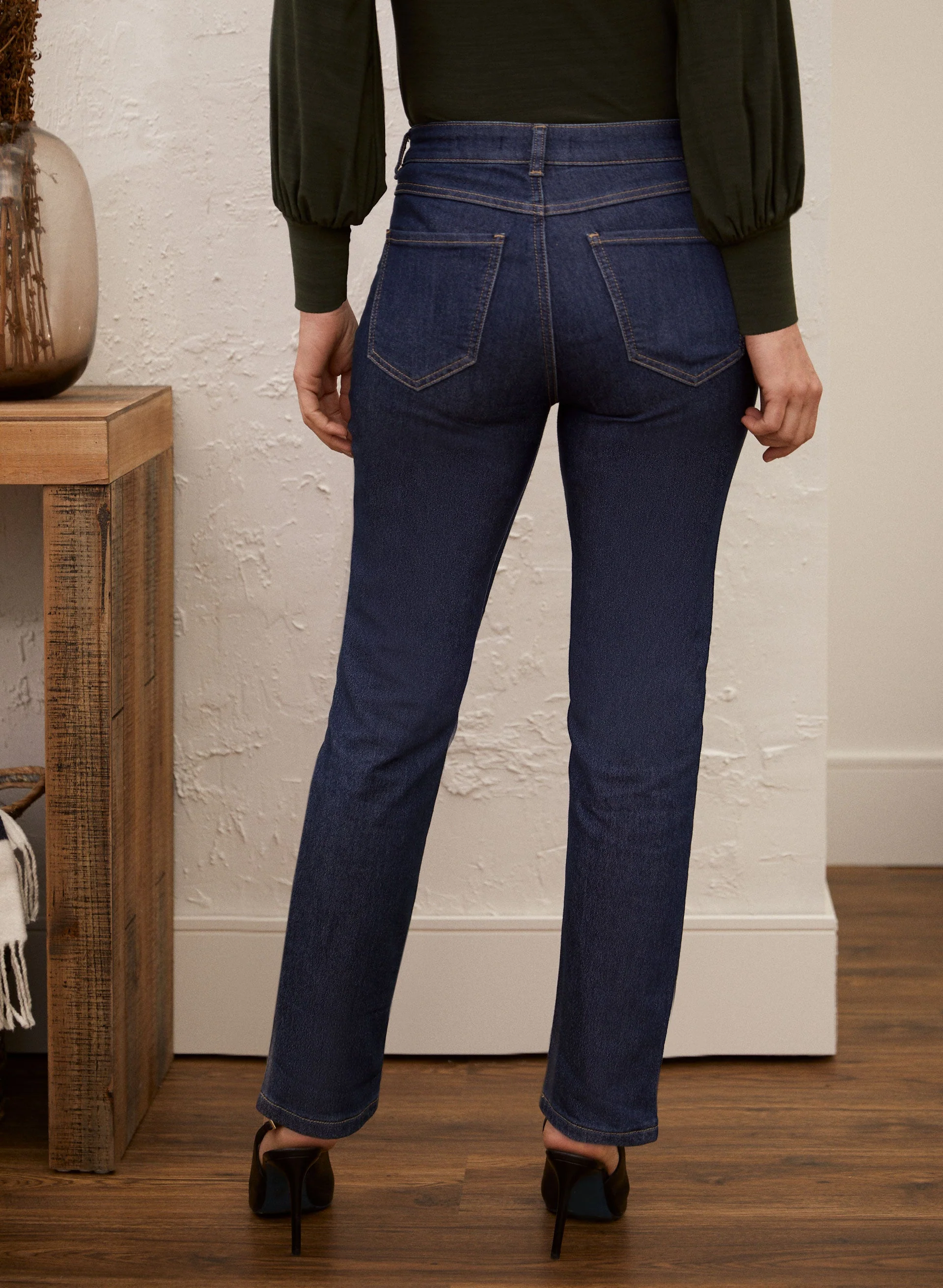 Stretch Slim Leg Jeans - Image 4