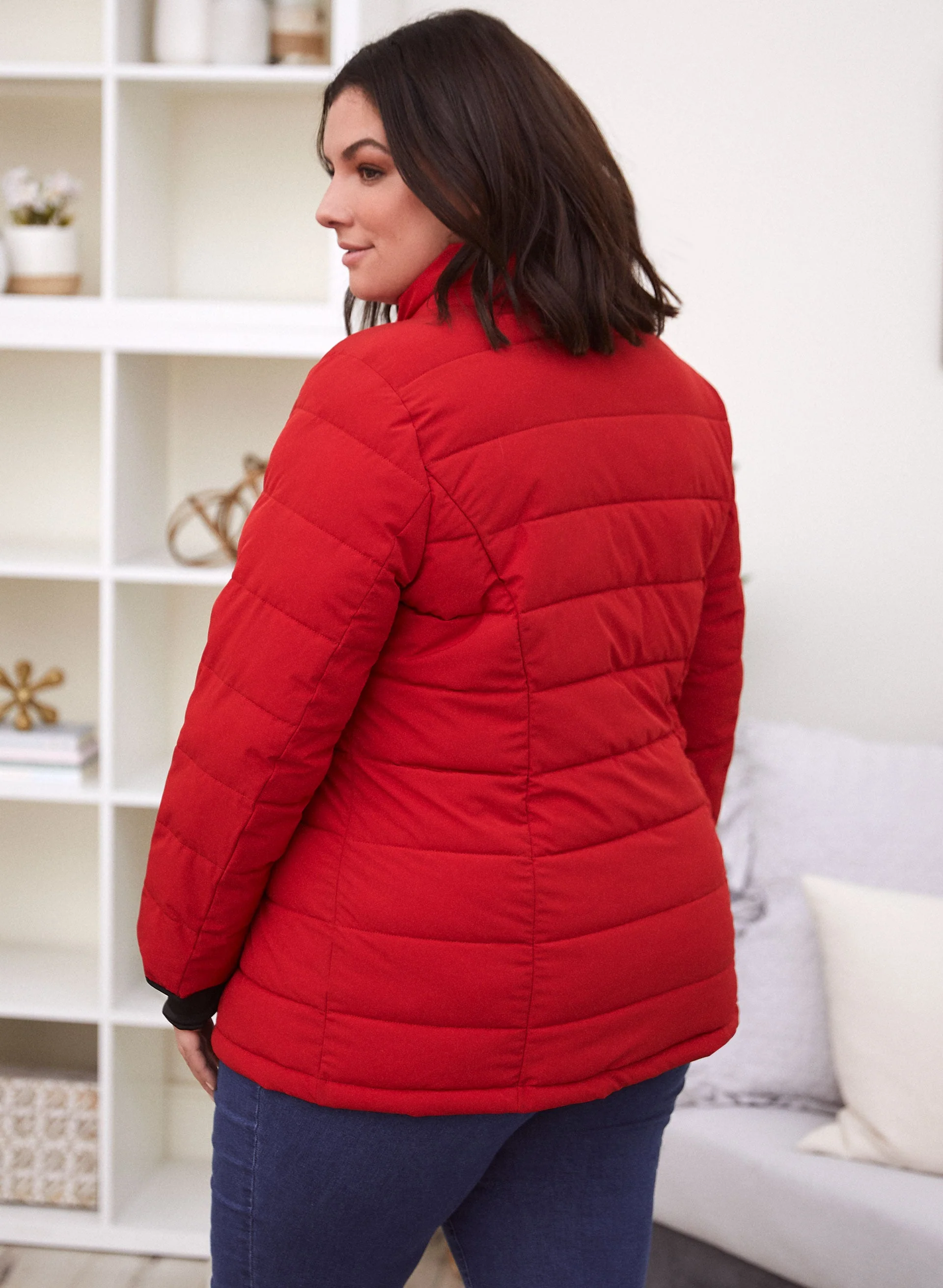 Stretch Vegan Down Coat - Image 2