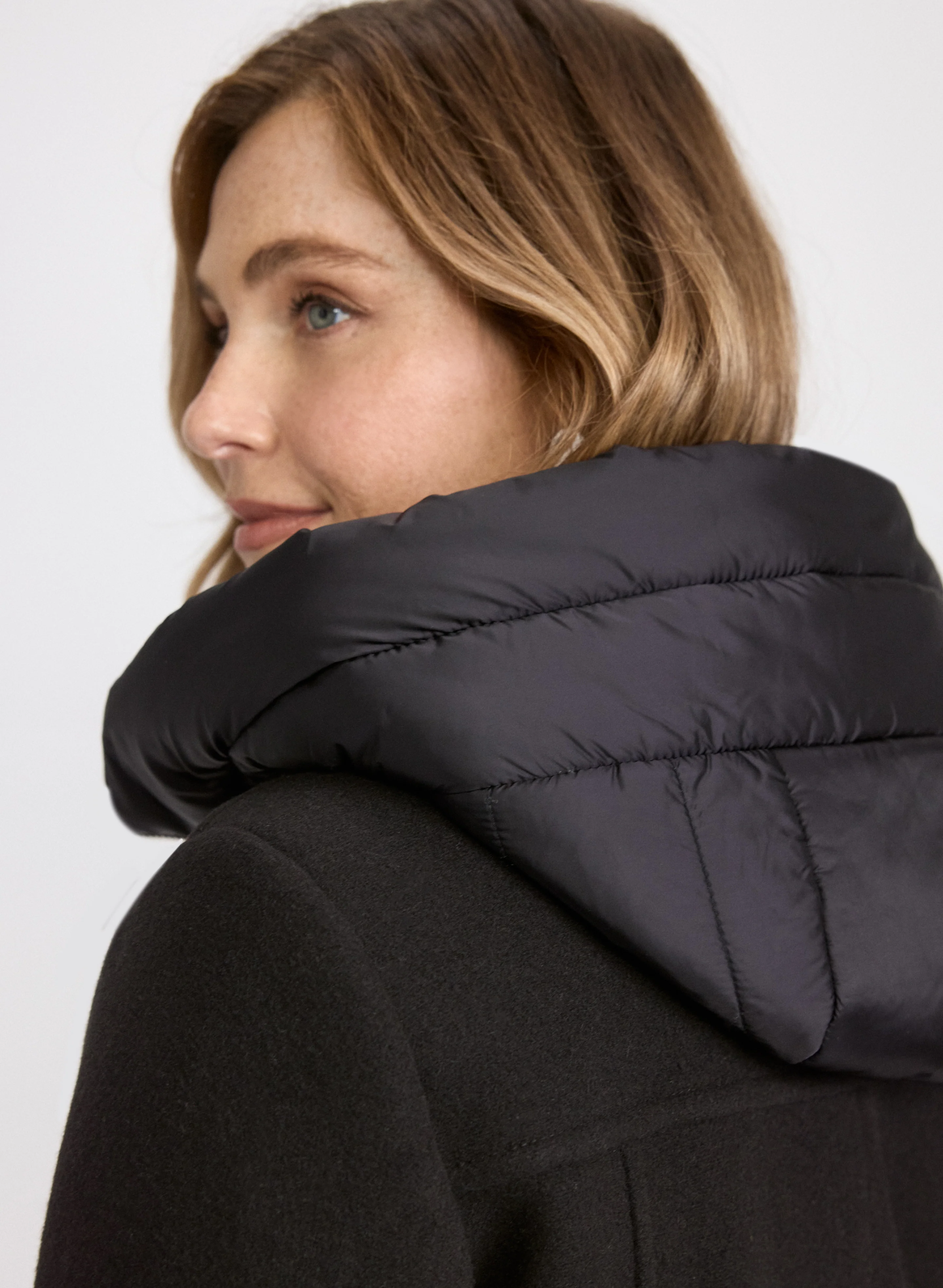 Stretch Wool Blend Coat - Image 7